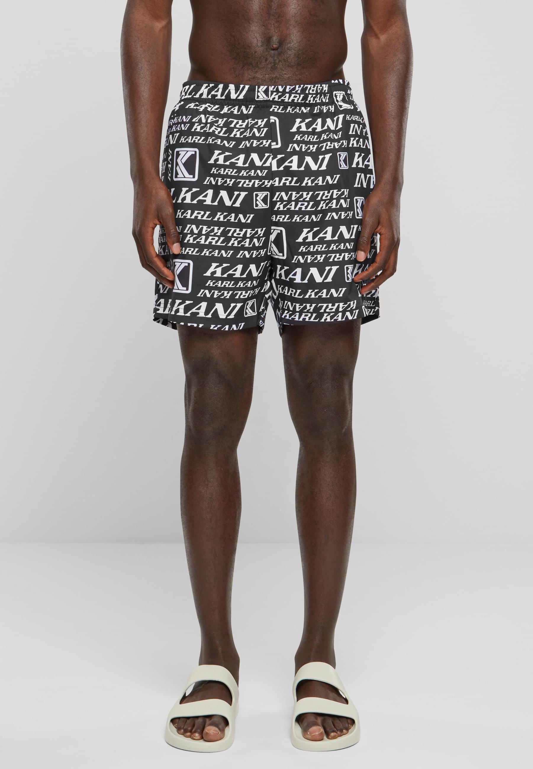 Karl Kani Badeshorts »Karl Kani Herren KM241-055-1 Retro Embro Swim Shorts«