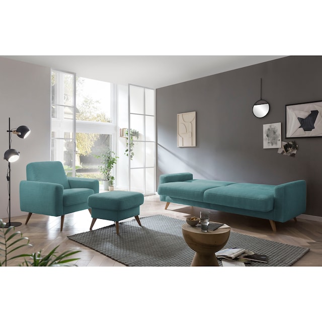 exxpo - sofa fashion 3-Sitzer »Samso«, Inklusive Bettfunktion und Bettkasten  bestellen | BAUR