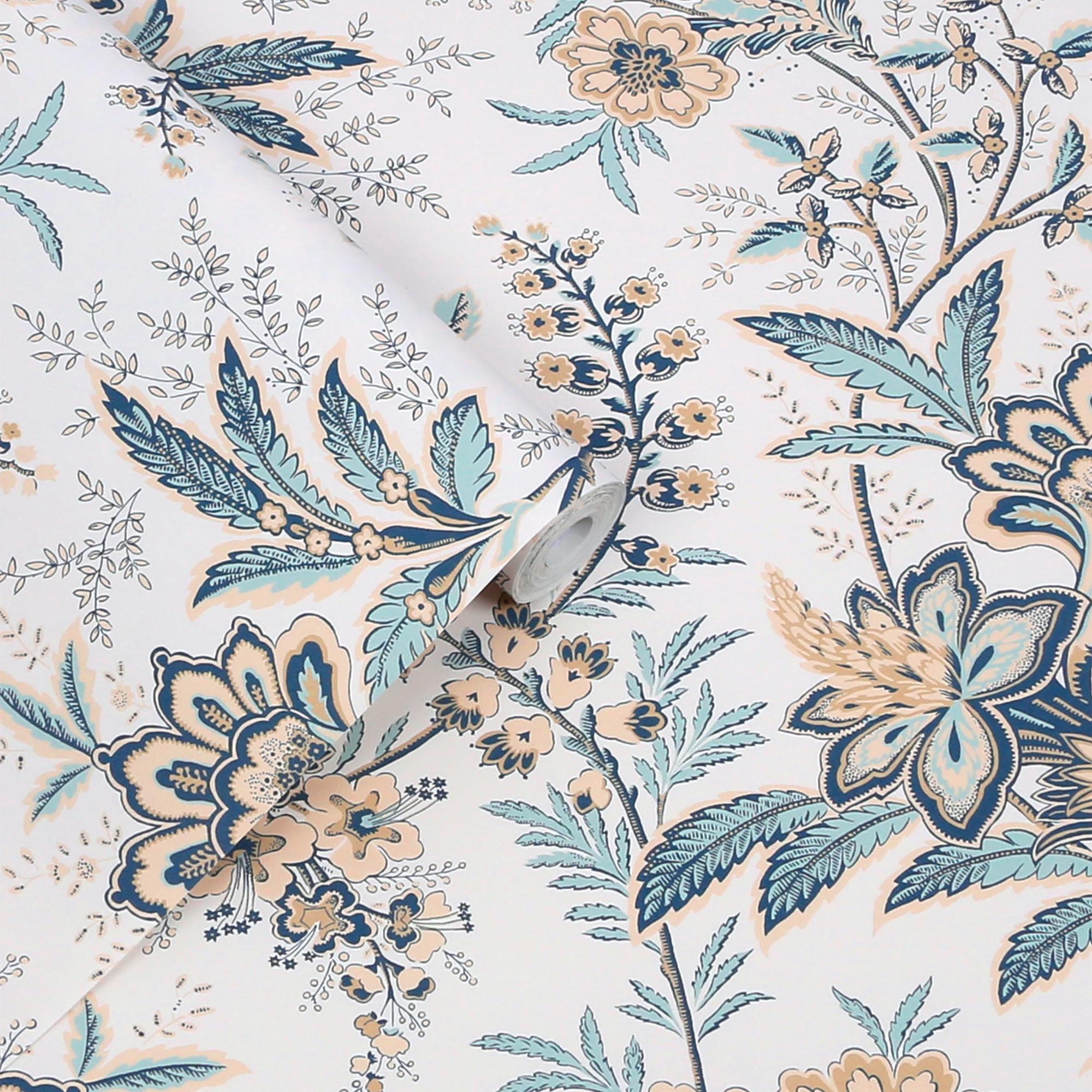 LAURA ASHLEY Vliestapete »MARLBROOK«, floral, Design Tapeten