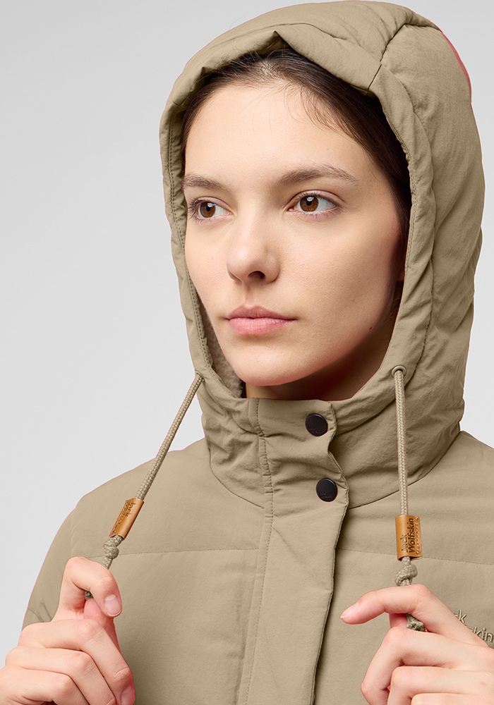 Jack Wolfskin Daunenmantel »NORDLICHT COAT W«