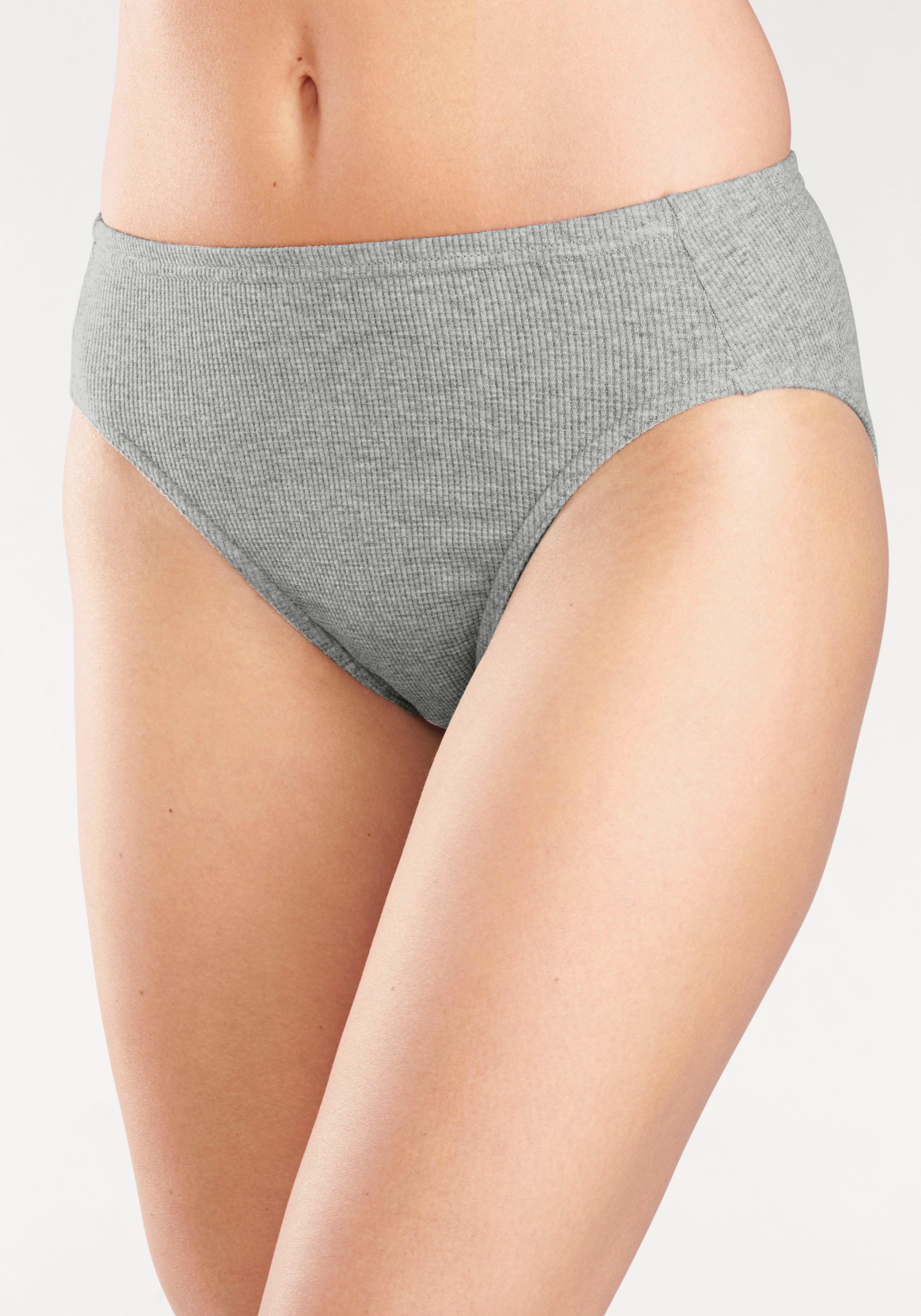 petite fleur Bikinislip, (5er-Pack), aus weicher Pikee-Qualität