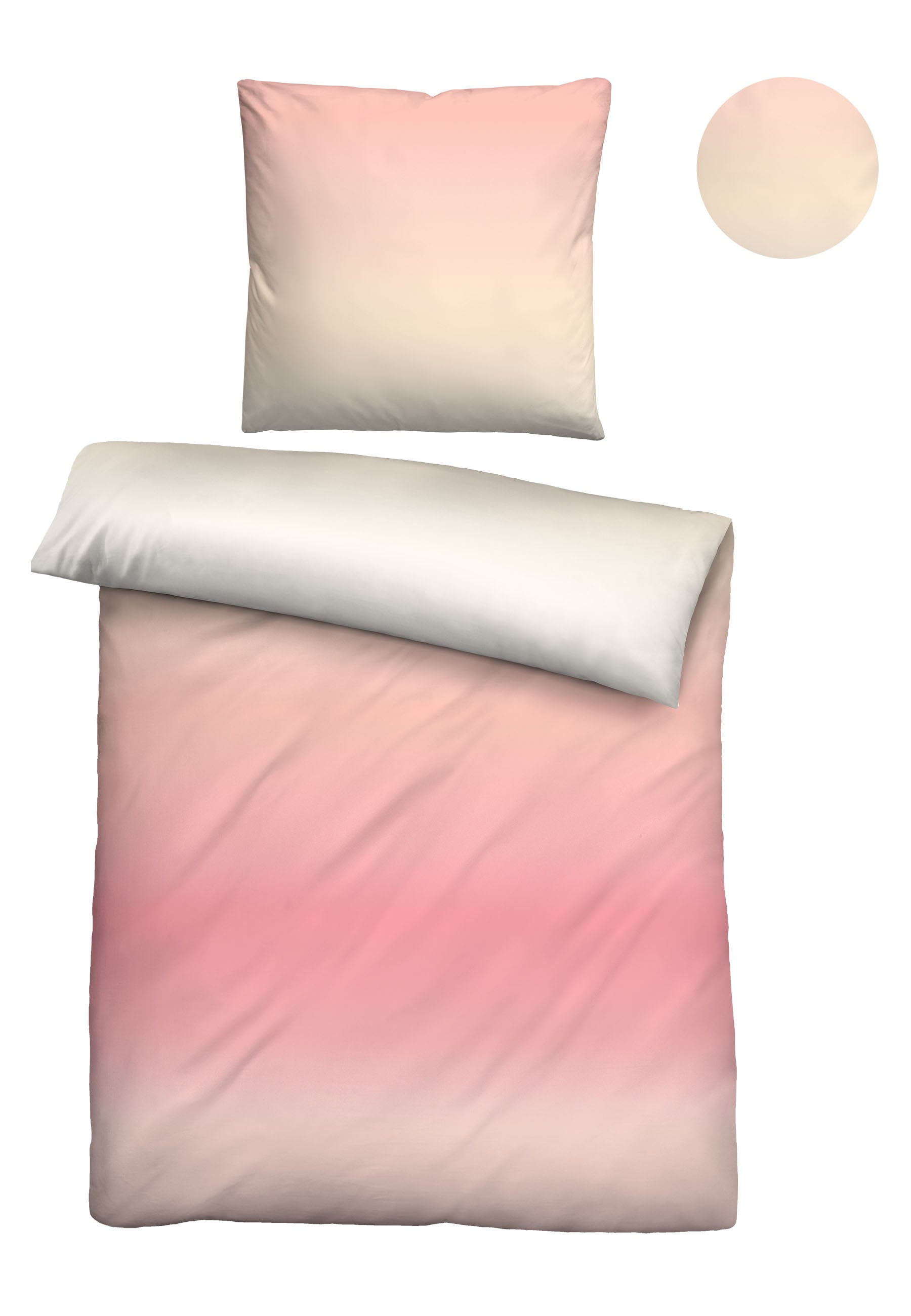 Biberna Bettwäsche "0025006" 2 Stk. absolut bügelfrei, 100% Baumwolle, mit günstig online kaufen