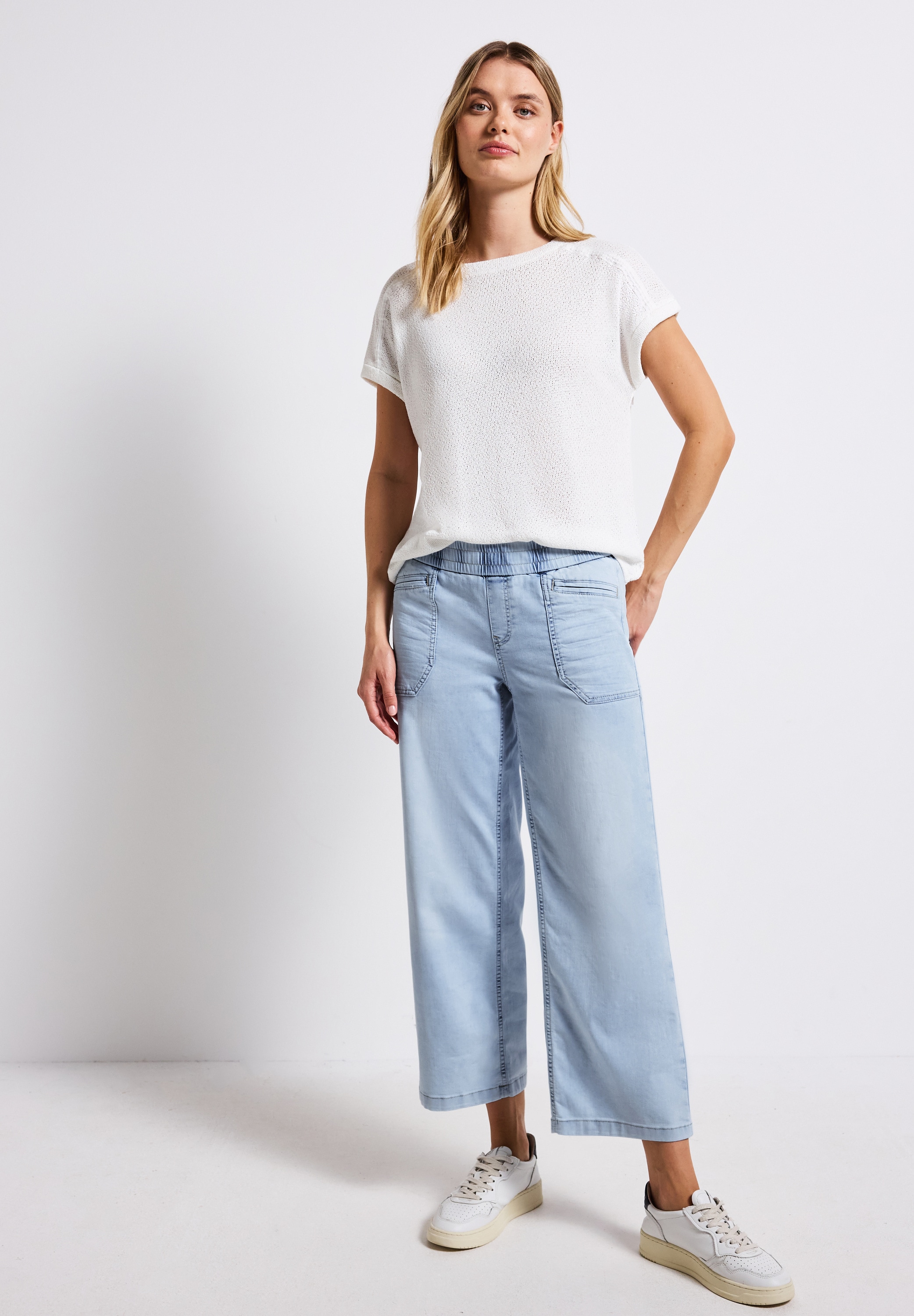 STREET ONE Loose-fit-Jeans, Middle Waist