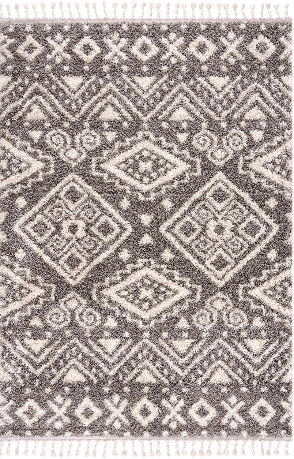 Carpet City Hochflor-Teppich »Pulpy 541«, rechteckig, besonders weich, mit Fransen, Ethno Look