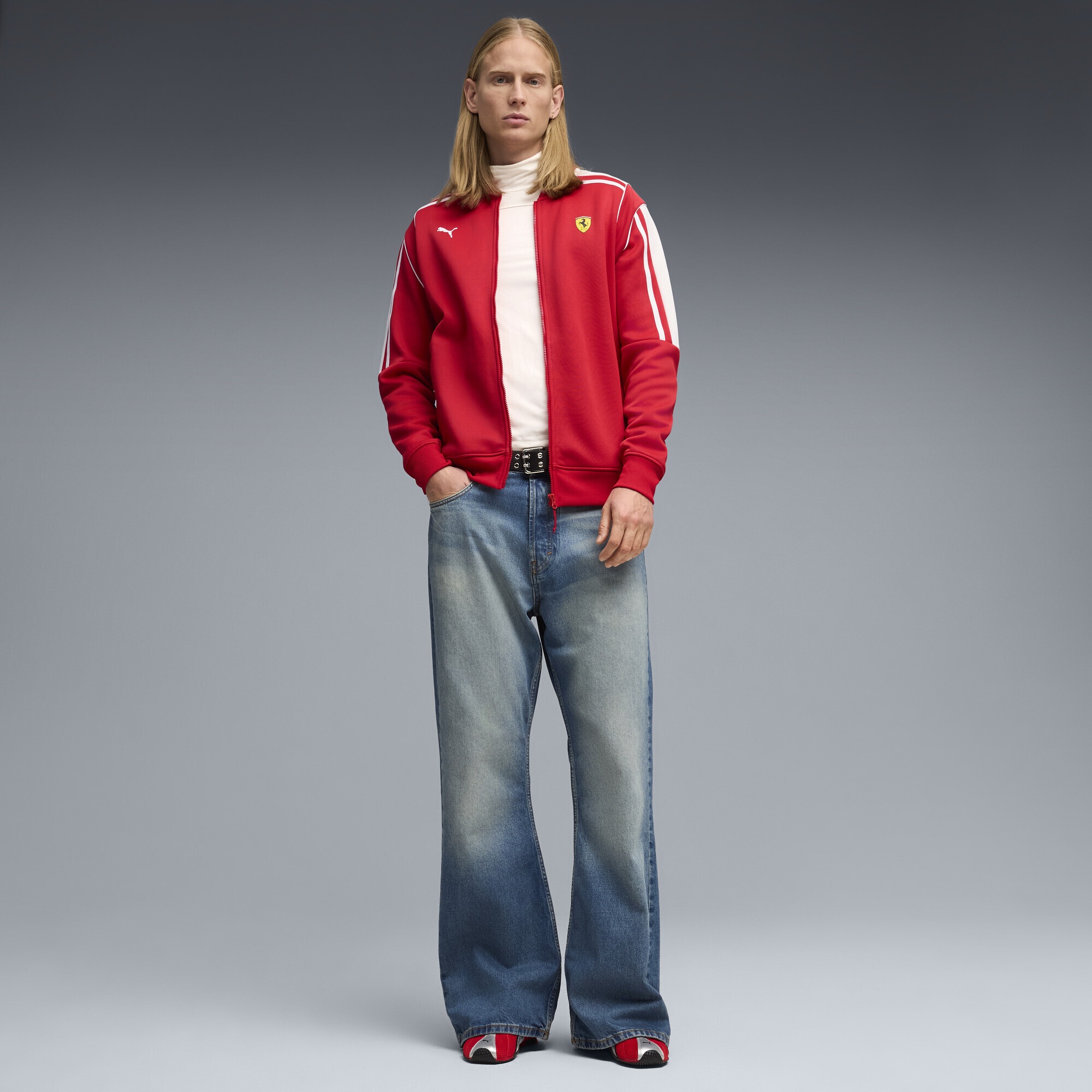 PUMA Sweatjacke »Scuderia Ferrari MT7 Trainingsjacke Herren«
