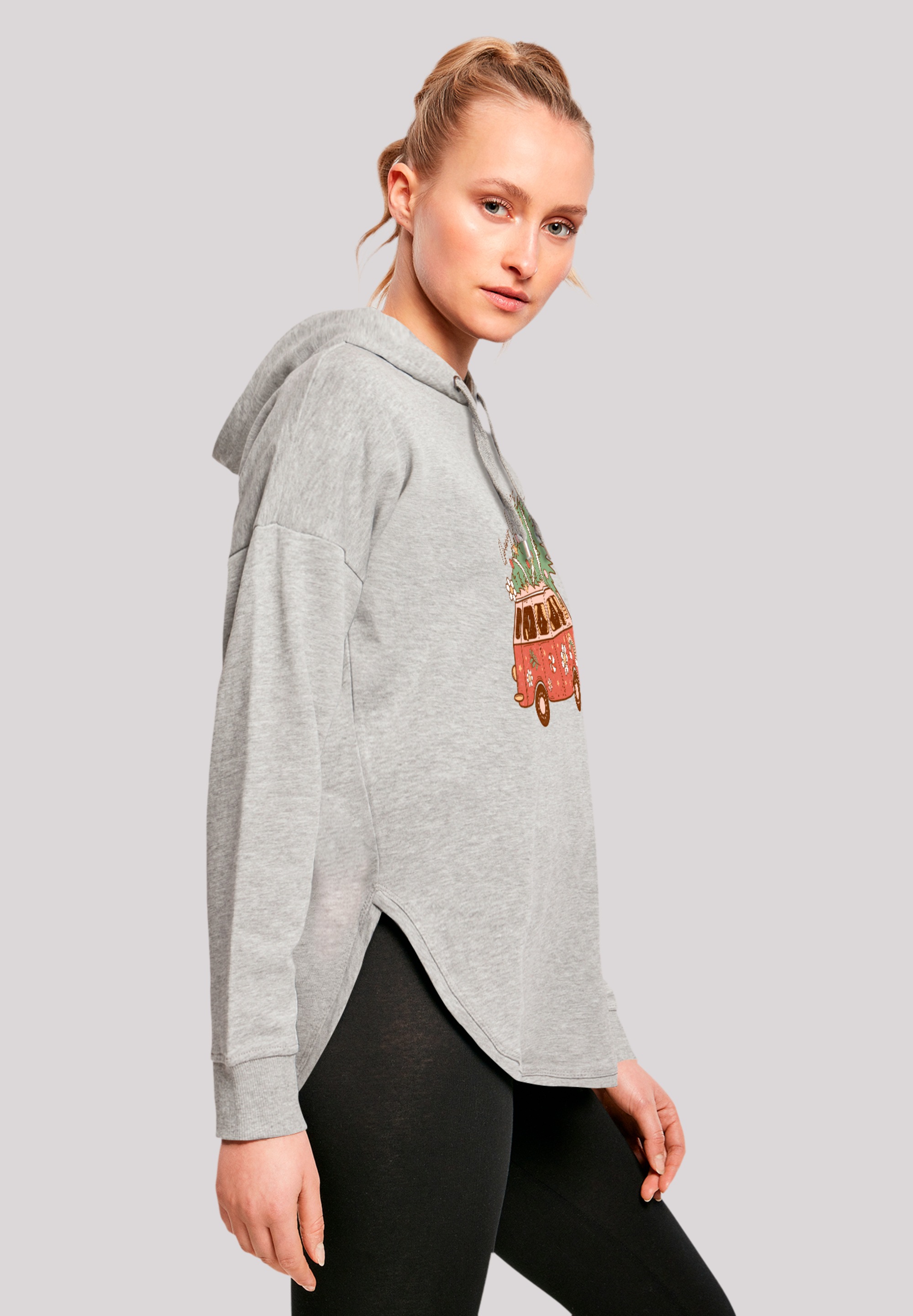 F4NT4STIC Kapuzenpullover »Groovy Weihnachten Camper Van«, Premium Qualität, Weihnachts-Kollection