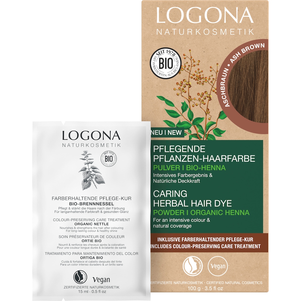 LOGONA Haarfarbe »Pflanzen-Haarfarbe Pulver«