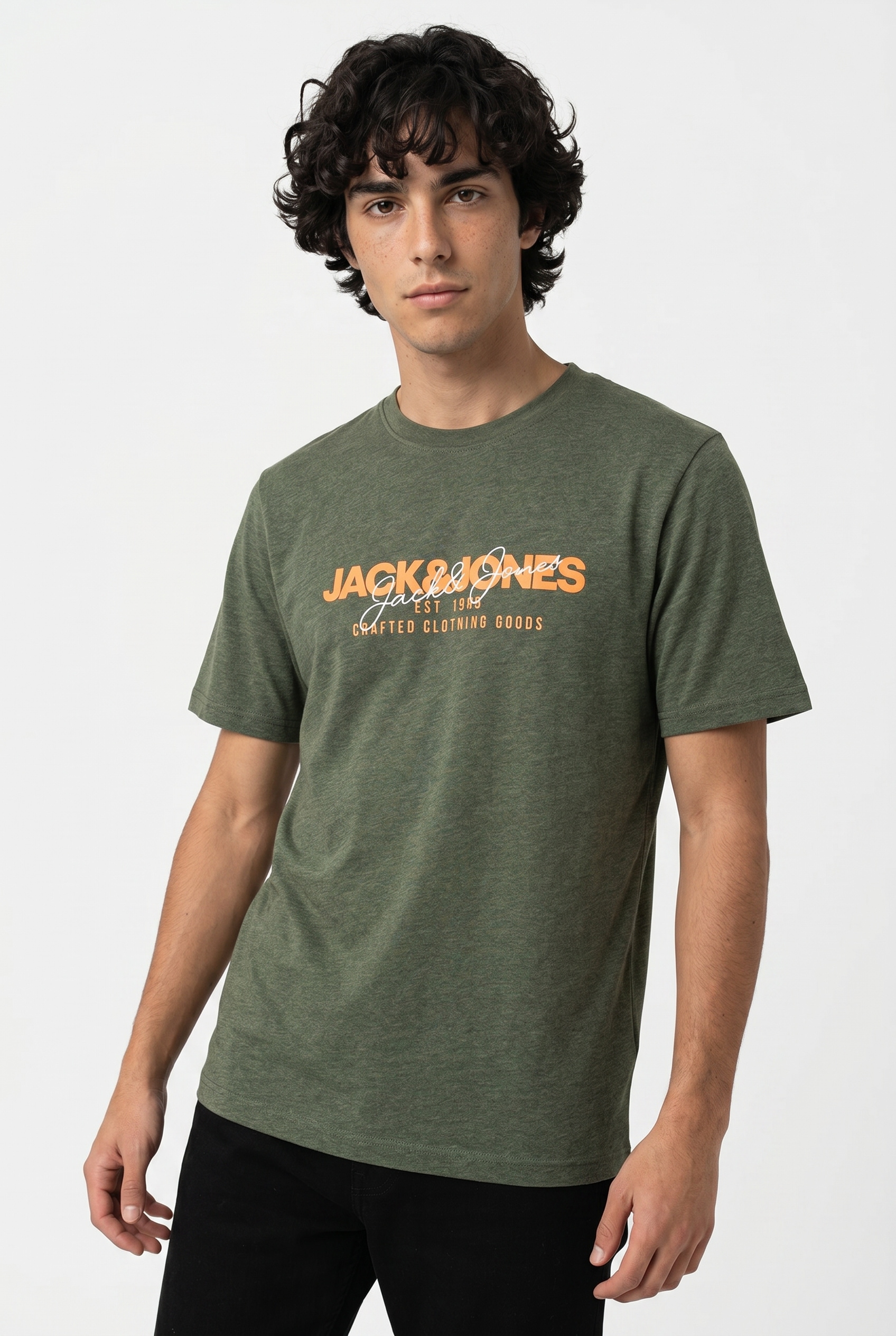 Jack & Jones Kurzarmshirt "JJALVIS TEE SS CREW NECK 3PK MP" Packung, 3 Stk.