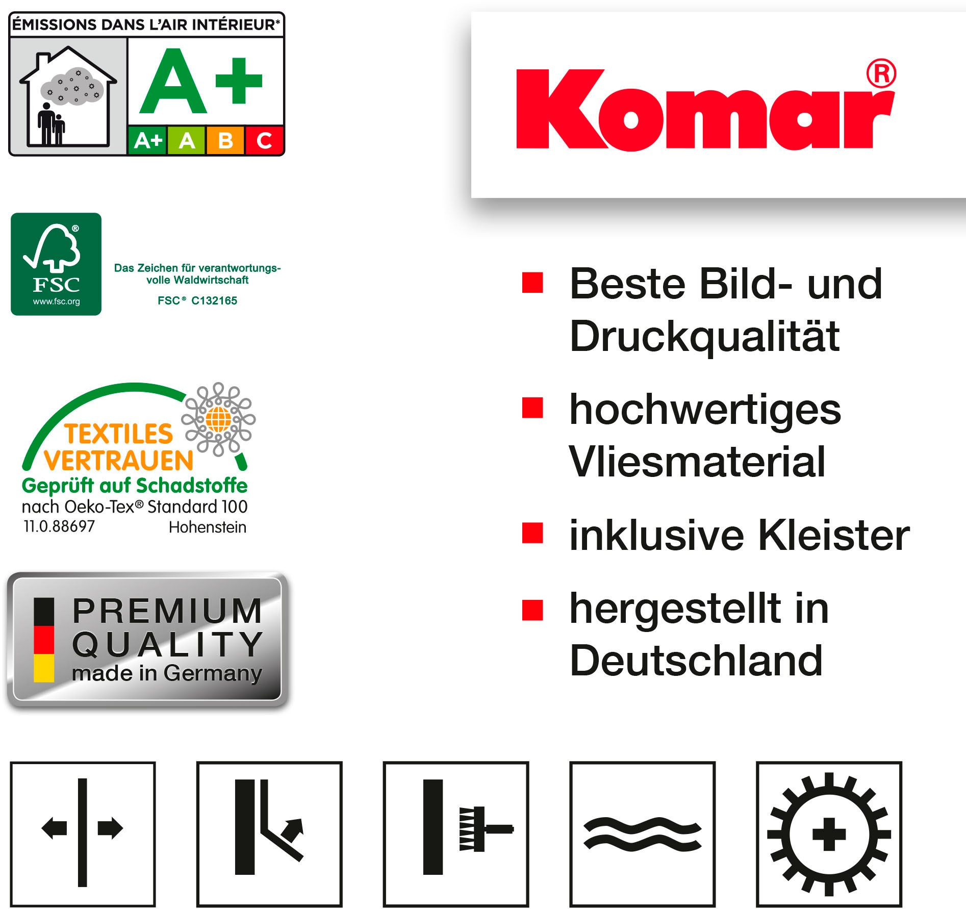 Komar Vliestapete »Digitaldruck Vlies -  Magic Meadow - Größe 200 x 250 cm« bedruckt glatt Wohnzimmer, Schlafzimmer