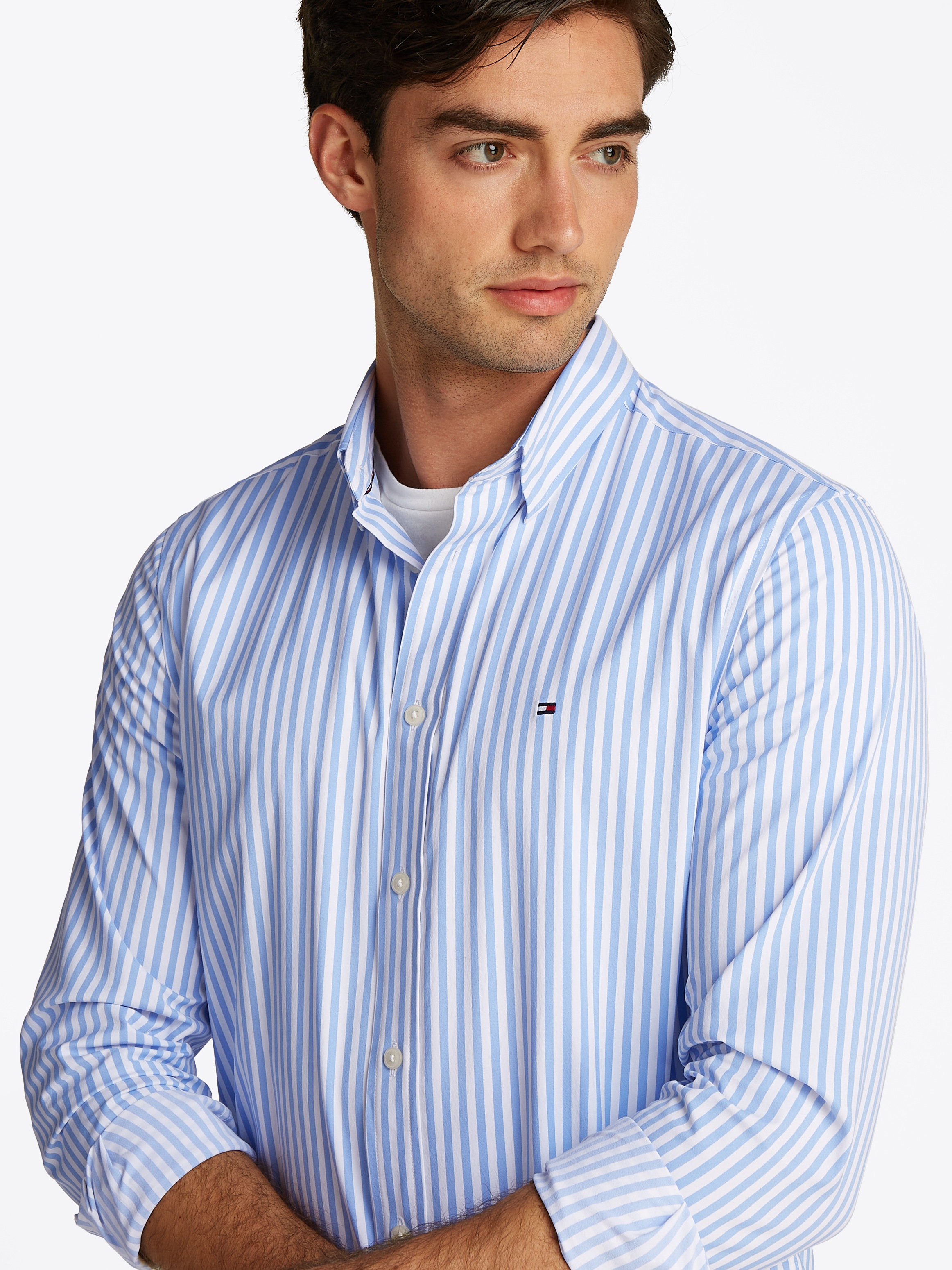 Tommy Hilfiger Langarmhemd "PERFORMANCE STRIPE RF SHIRT" günstig online kaufen