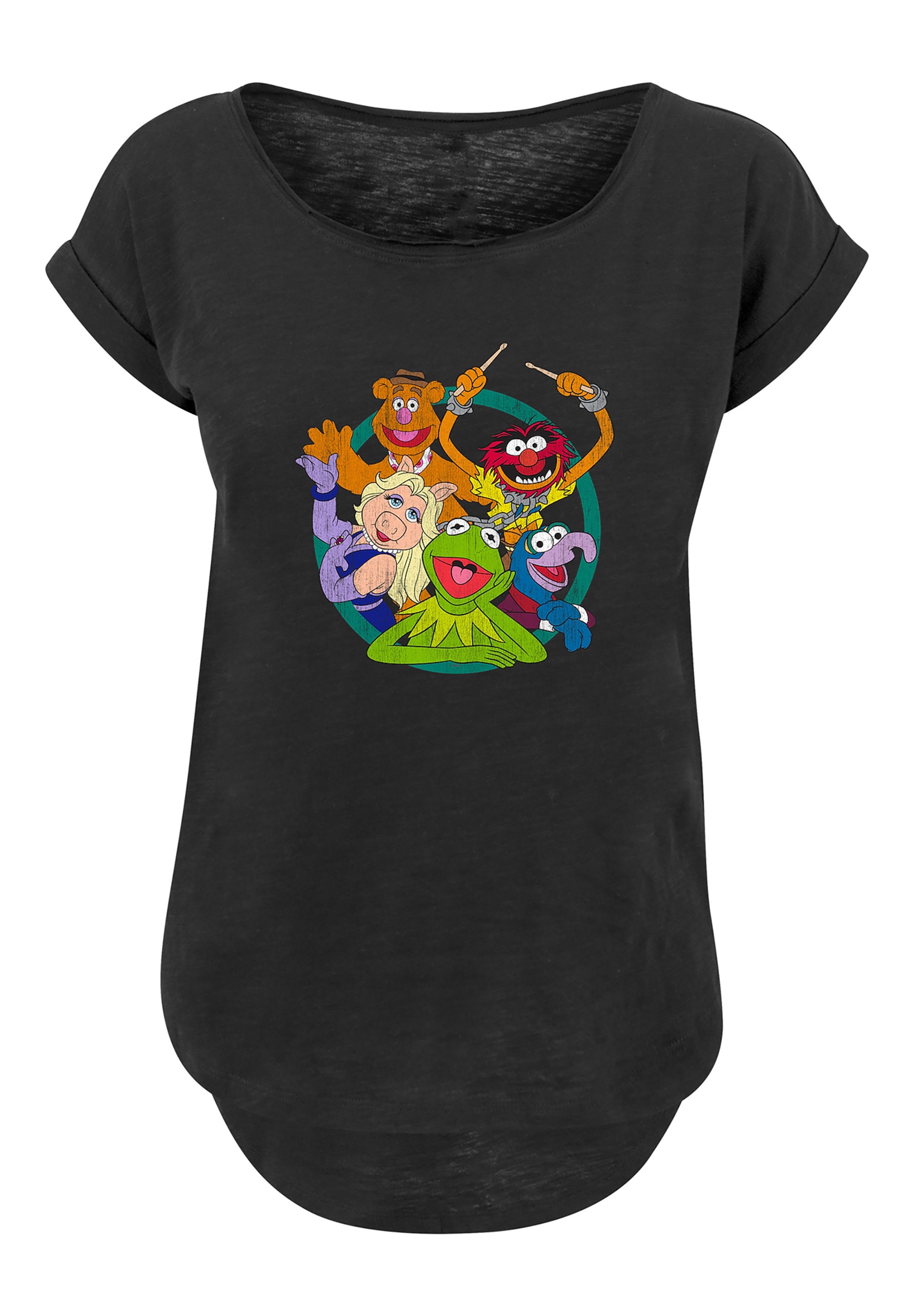 F4NT4STIC T-Shirt »Disney Muppets Kreis«, Print