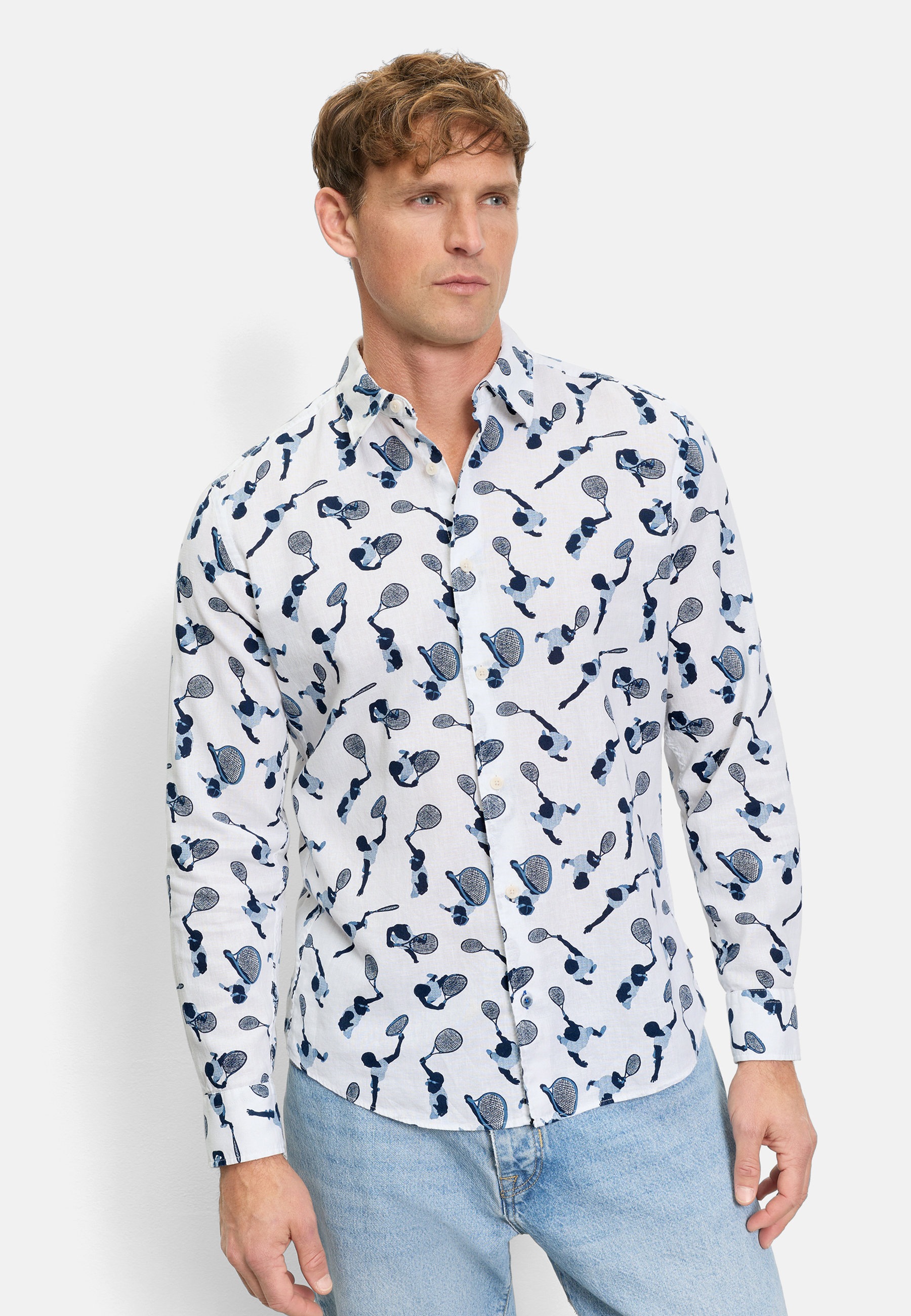 OLYMP Langarmhemd "OLYMP Casual, regular fit, Kent" günstig online kaufen