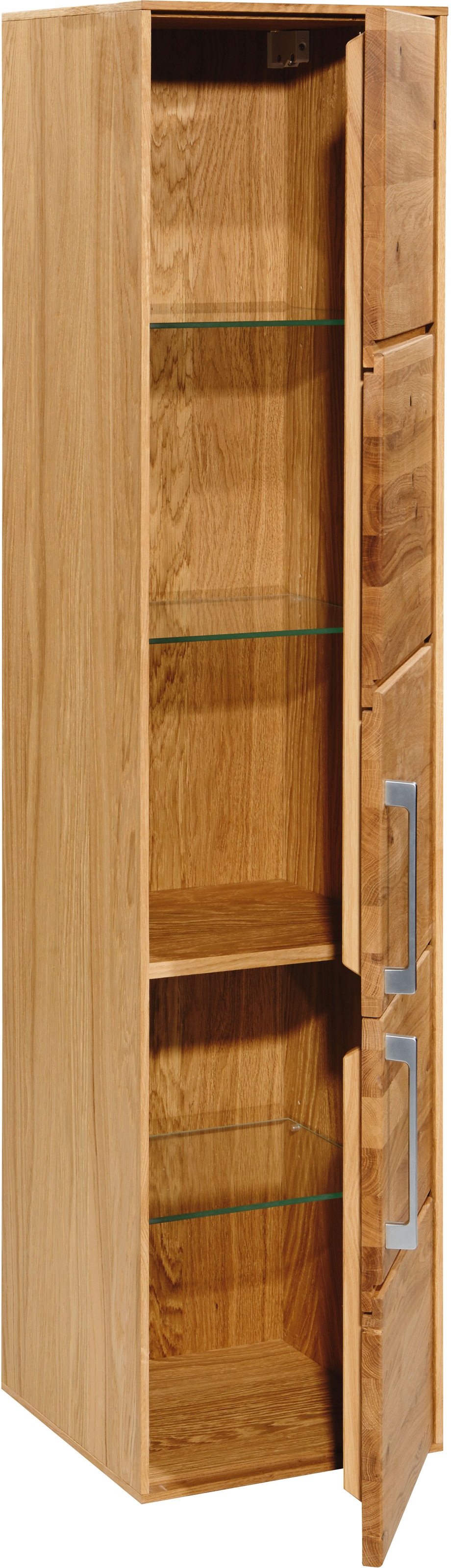 BASIC by Balculina Hängeschrank »Yukon, Badezimmerschrank BxTxH 35x150x35«, (1 St.), Breite 35 cm, Softlclose, Metallgriffe