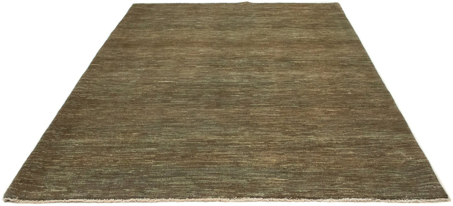 Black Friday morgenland Wollteppich »Gabbeh Teppich handgeknüpft grau«,  rechteckig, handgeknüpft | BAUR | Kurzflor-Teppiche