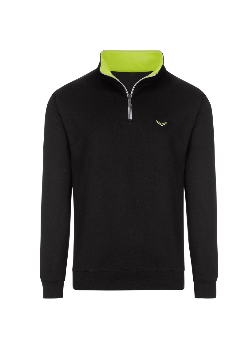 Trigema Sweatshirt "TRIGEMA Sweatshirt mit Kragen und Reißverschluss" günstig online kaufen