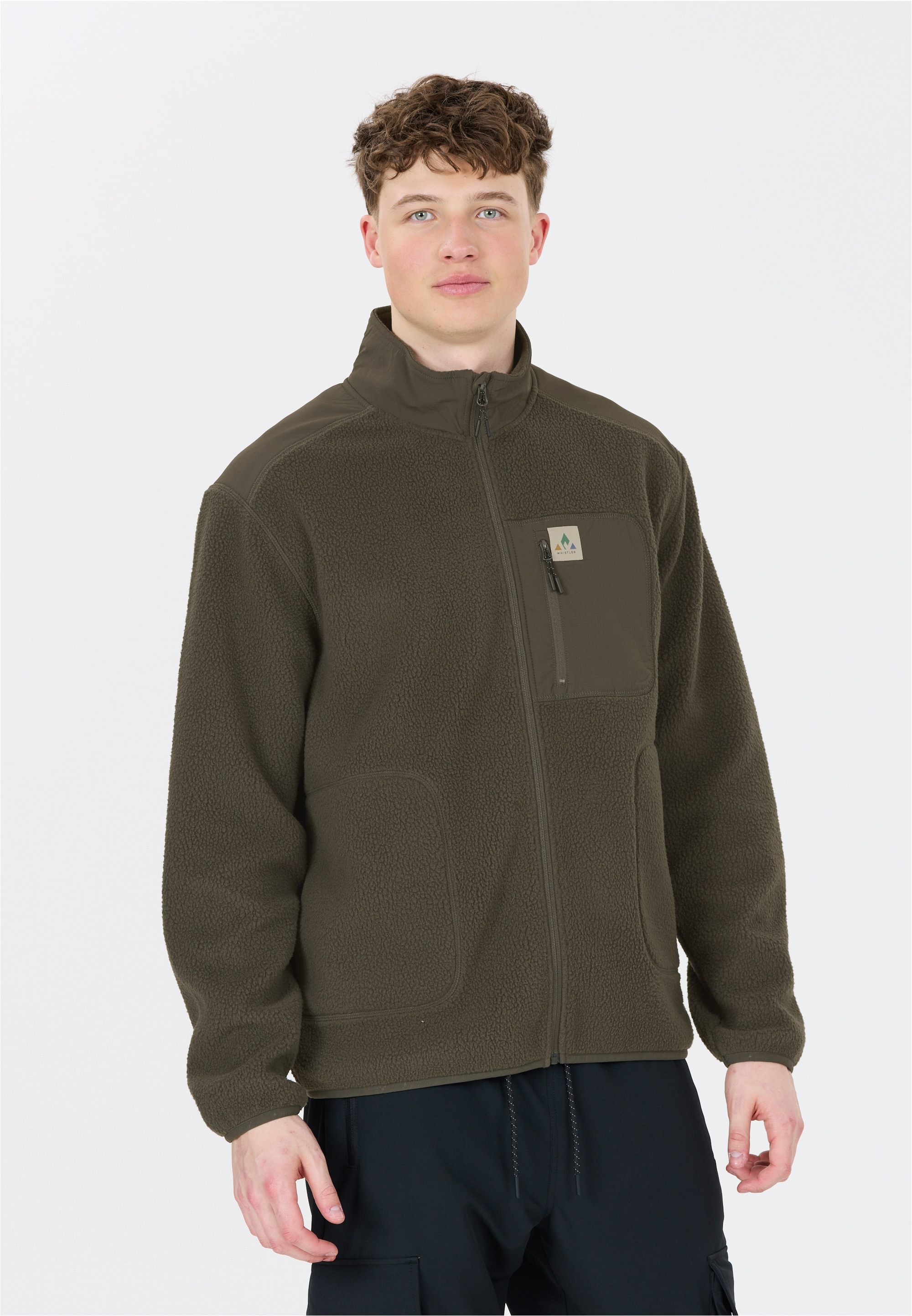 WHISTLER Strickpullover "Felis", aus weichem Teddyfleece mit flachen Nähten günstig online kaufen