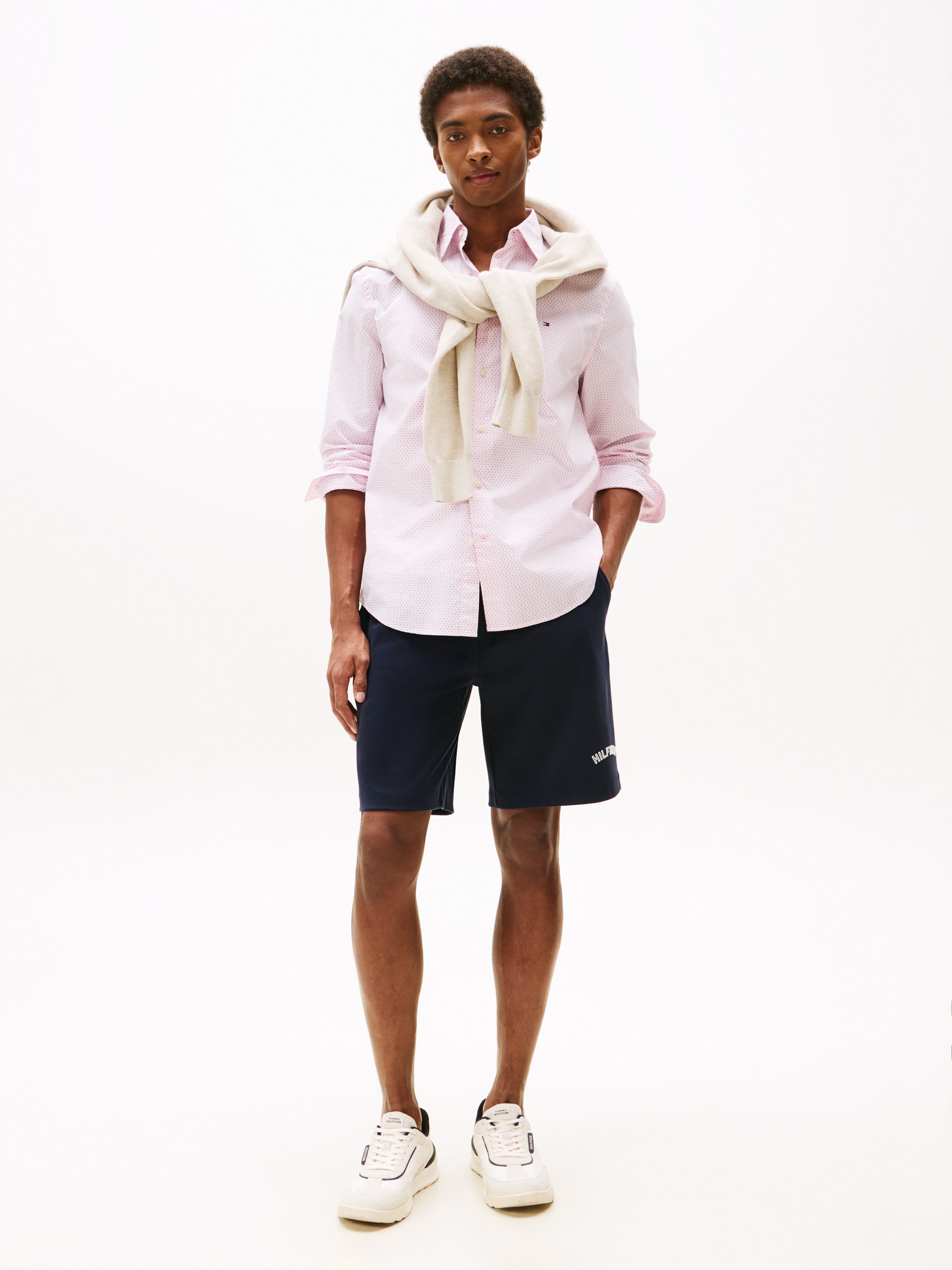 Tommy Hilfiger Langarmhemd "FLEX POPLIN MINI PRINT RF SHIRT", regular fit, günstig online kaufen