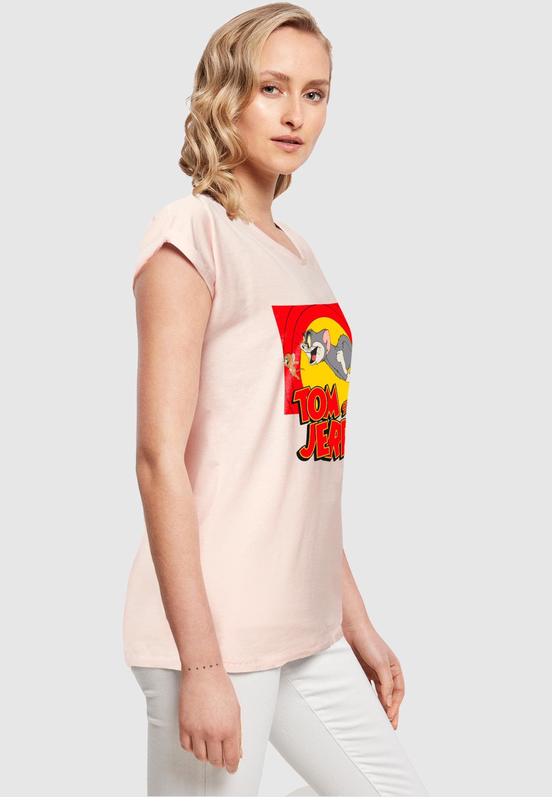 ABSOLUTE CULT T-Shirt »ABSOLUTE CULT Damen Ladies Tom and Jerry - Chase Scene T-Shirt«, (1 tlg.)