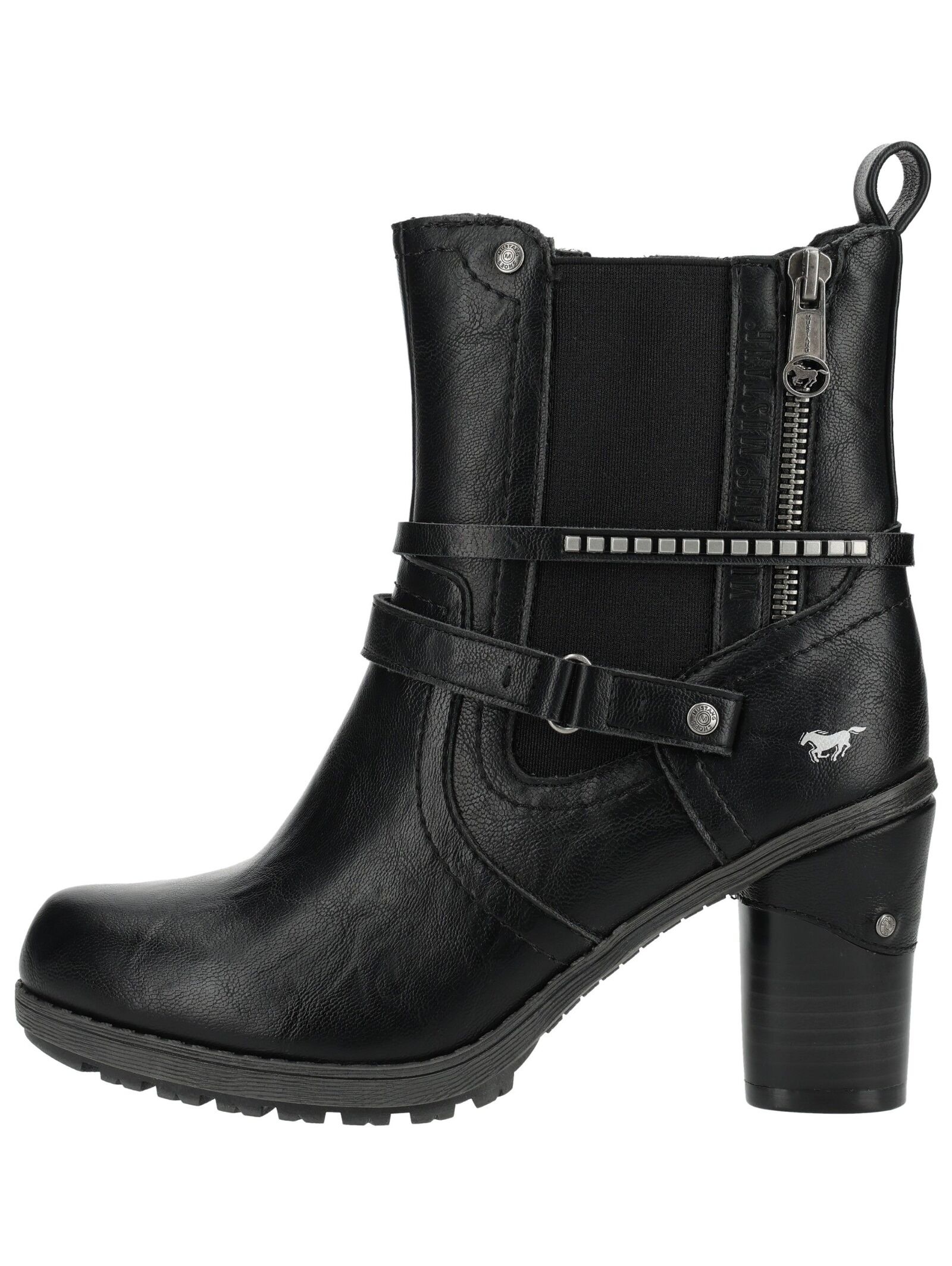 Mustang Shoes High-Heel-Stiefelette »Mustang Shoes Stiefelette Lederimitat«