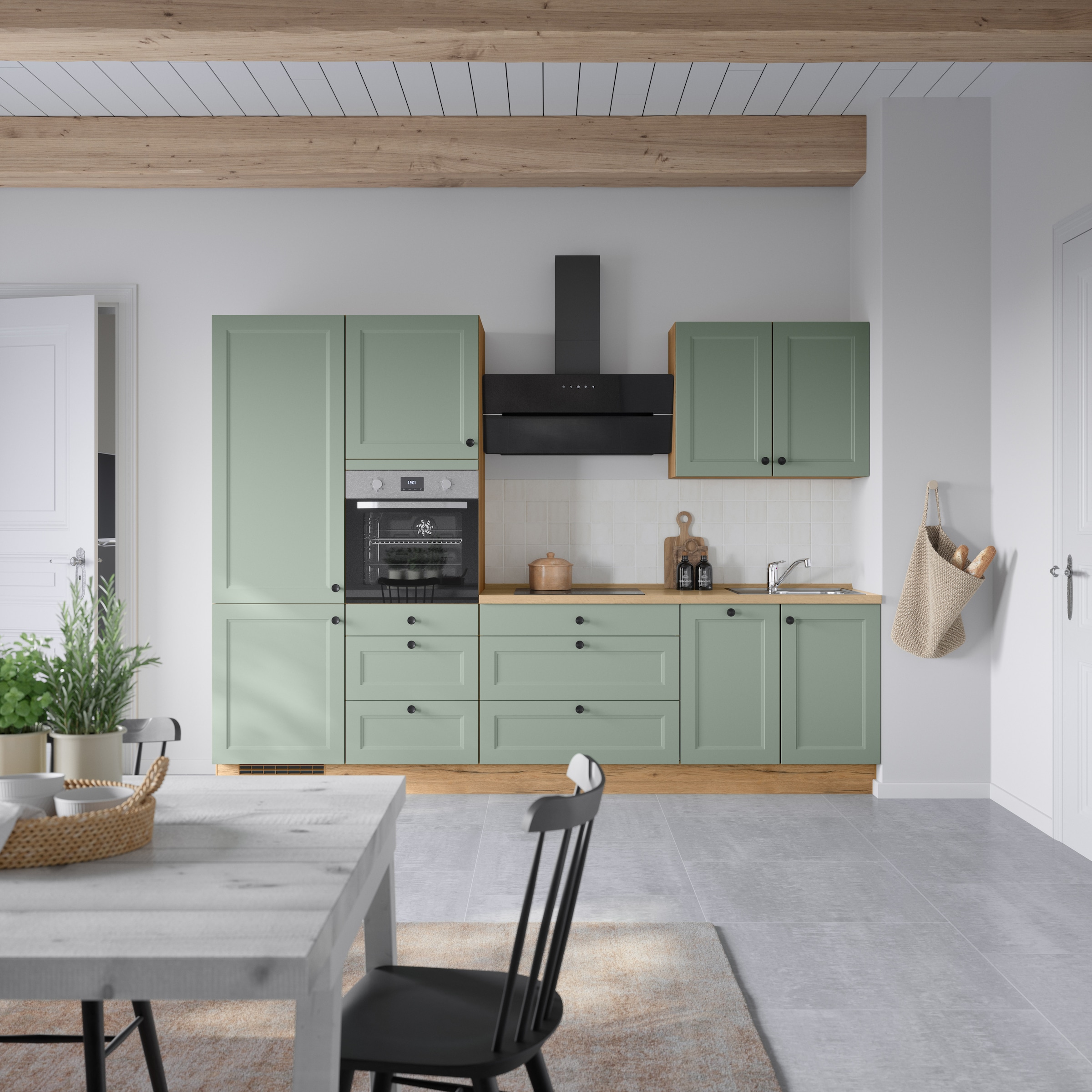 nobilia® Küchenzeile »"Cascada II"«, vormontiert, Breite 300 cm, Ausrichtung wählbar, wahlw. mit E-Geräten