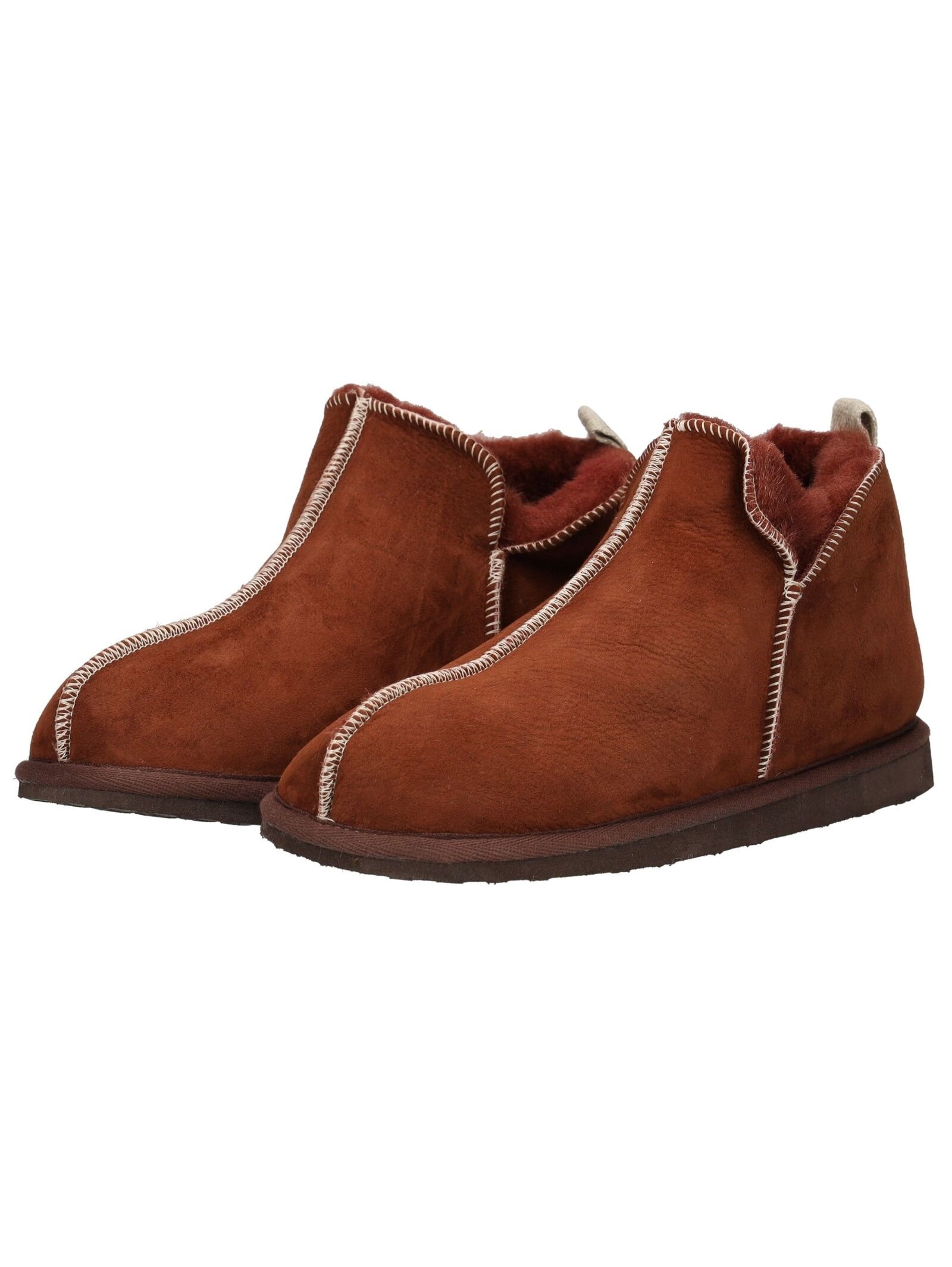 Shepherd Hausschuhe Leder Rot 41 3