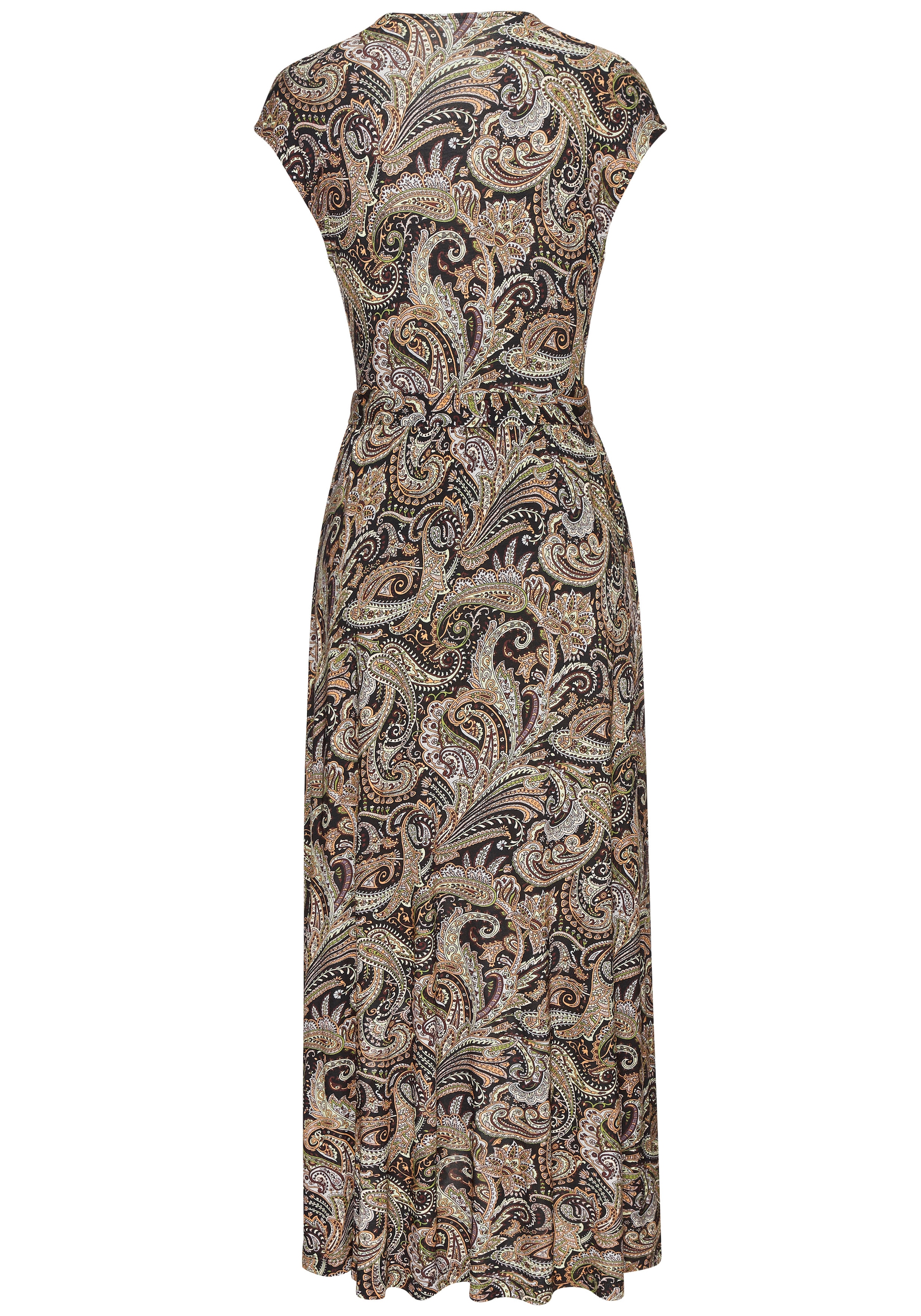LASCANA Maxikleid, mit Paisleydruck, weiche Viskoseware