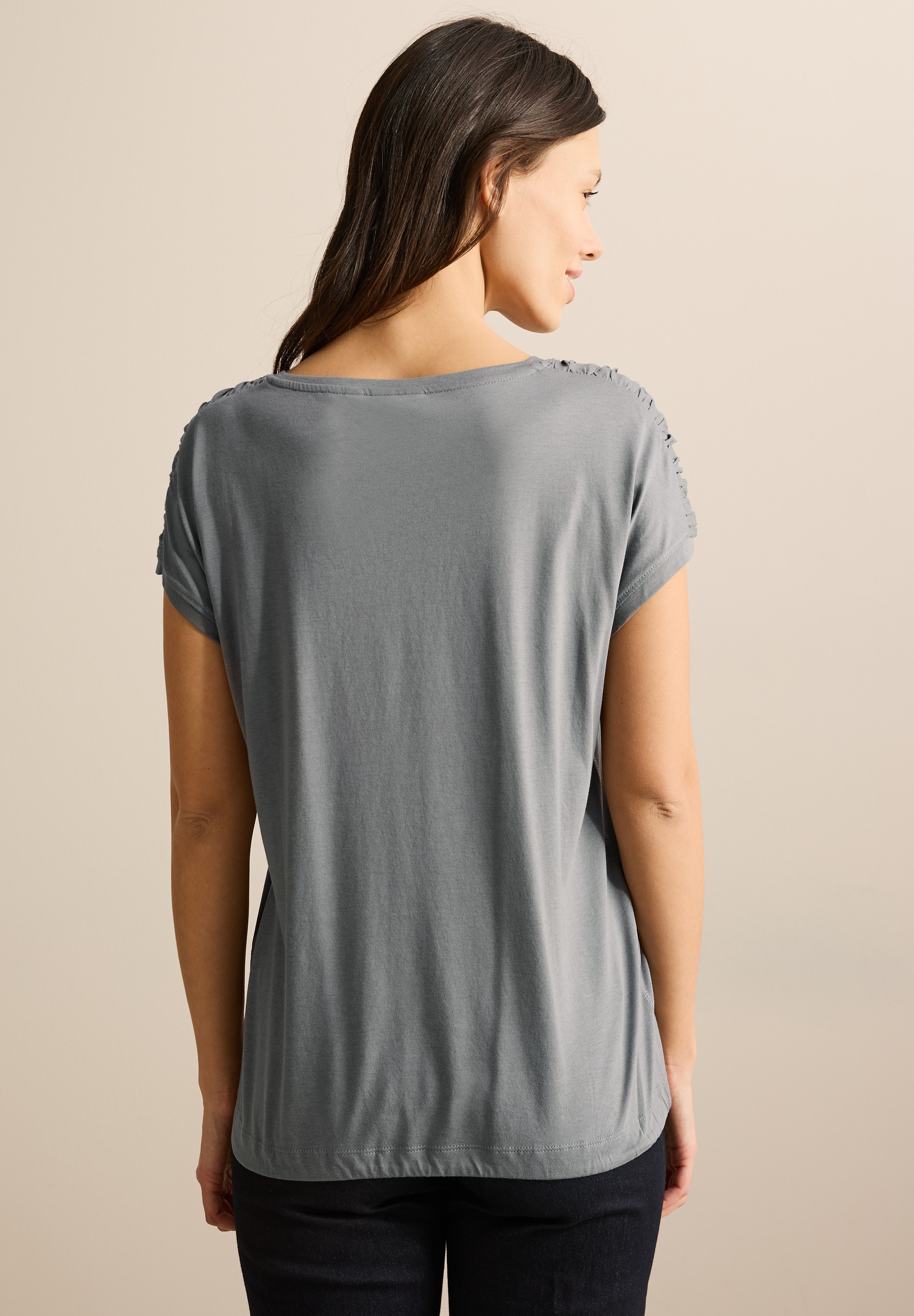 Cecil T-Shirt, mit Tunnelzug am Saum