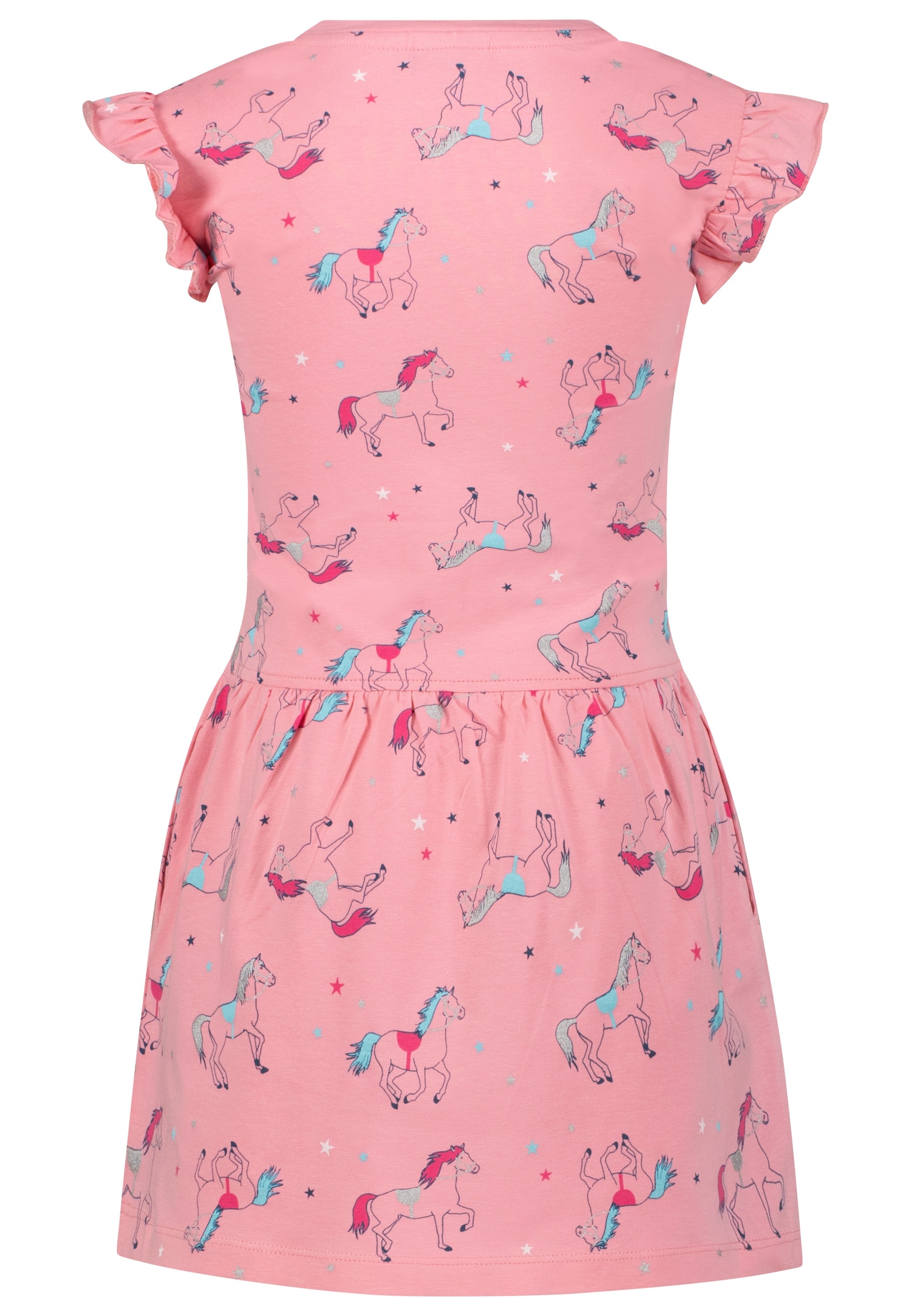 SALT AND PEPPER Jerseykleid »Spring Bloom«, mit allover Pferde Print