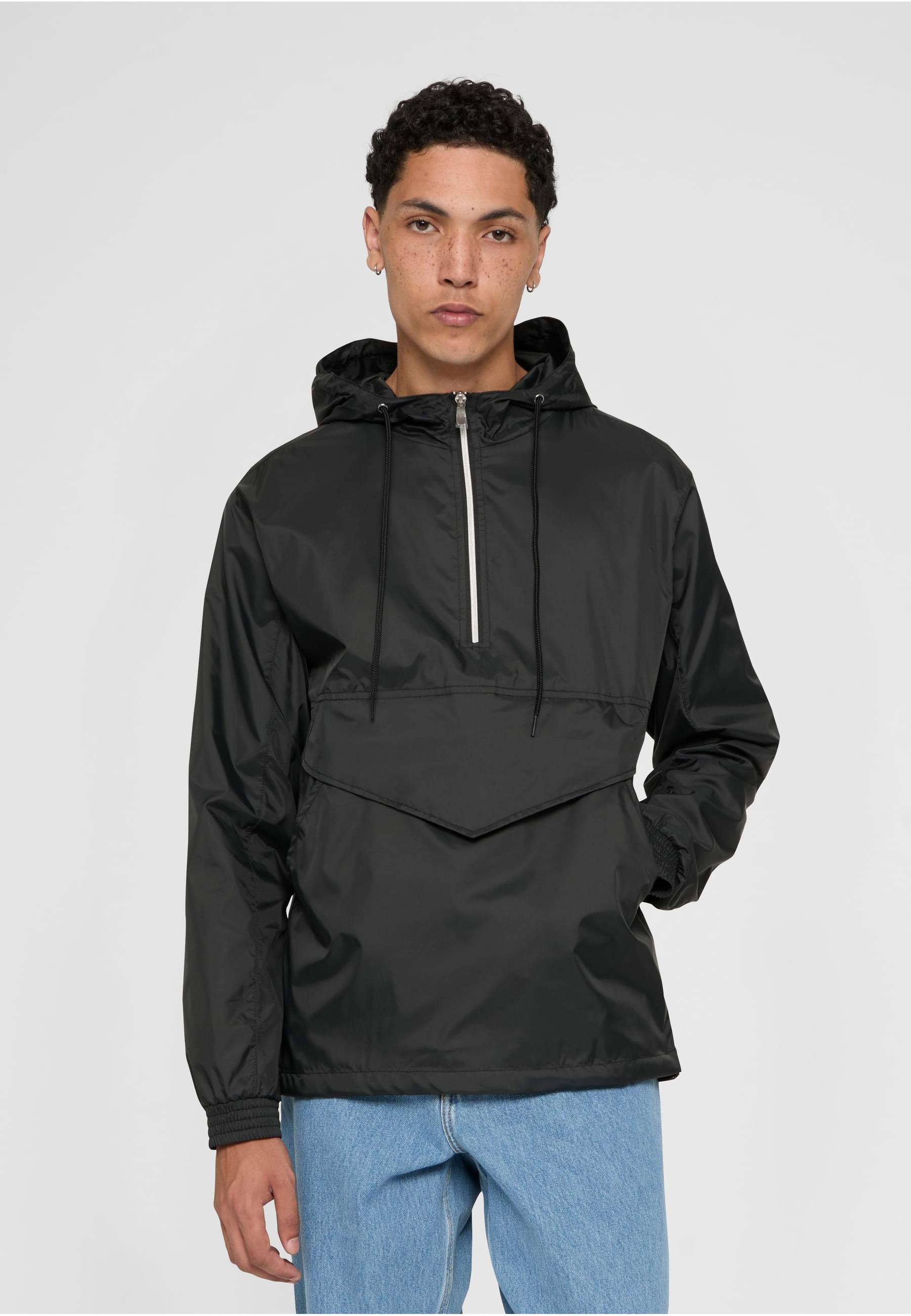 URBAN CLASSICS Windbreaker »Urban Classics Herren Pull Over Windbreaker«, (1 St.), mit Kapuze