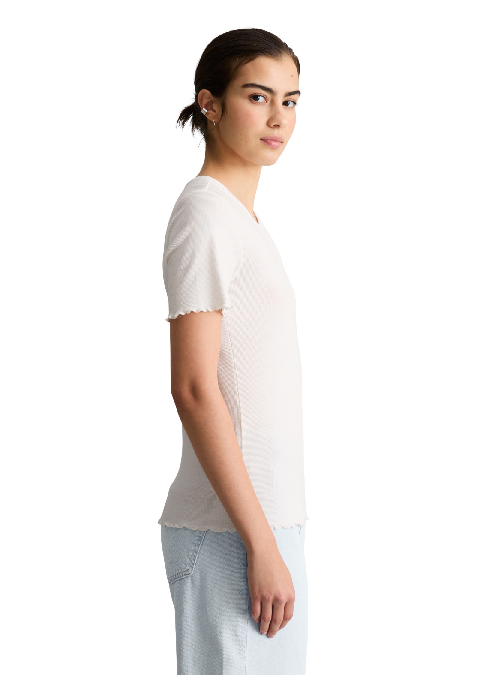 Marc O'Polo DENIM T-Shirt »aus Bio-Baumwoll-Stretchjersey«