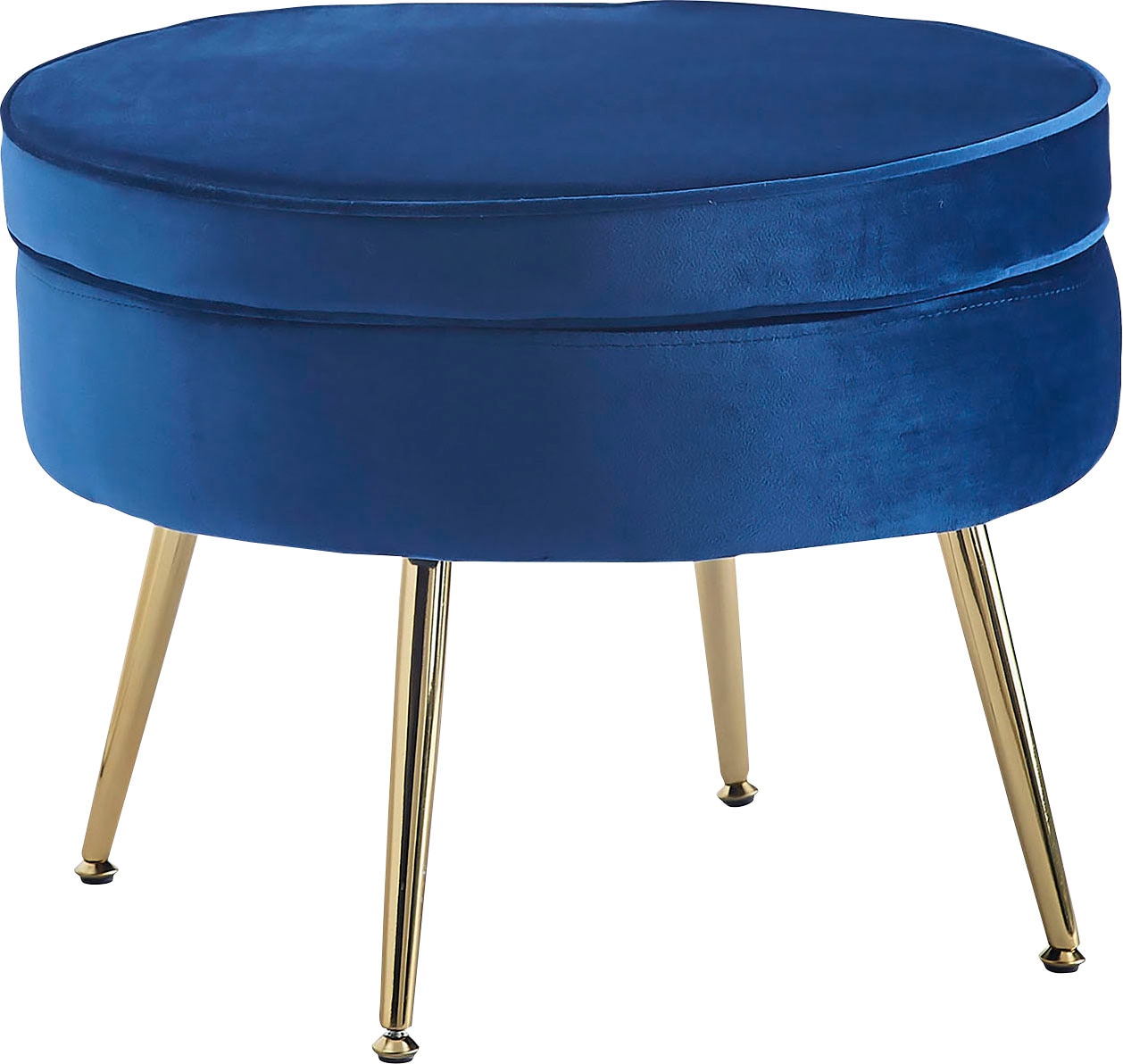 SalesFever Polsterhocker "Calm Gepolsterter Hocker mit Charme", mit hohem S günstig online kaufen