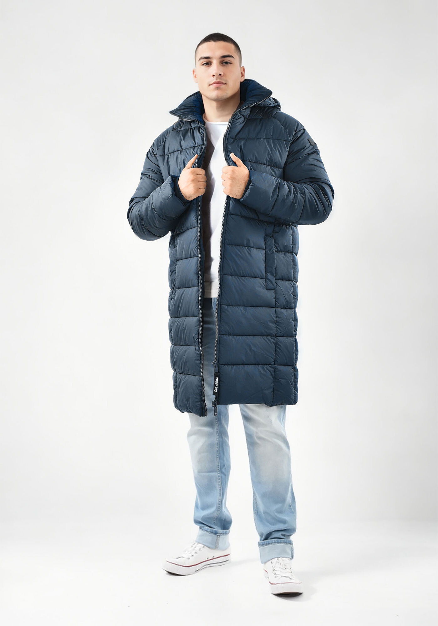 Alessandro Salvarini Winterjacke "ASLoongi", mit warmem Teddyfell und abnehmbarer Kapuze