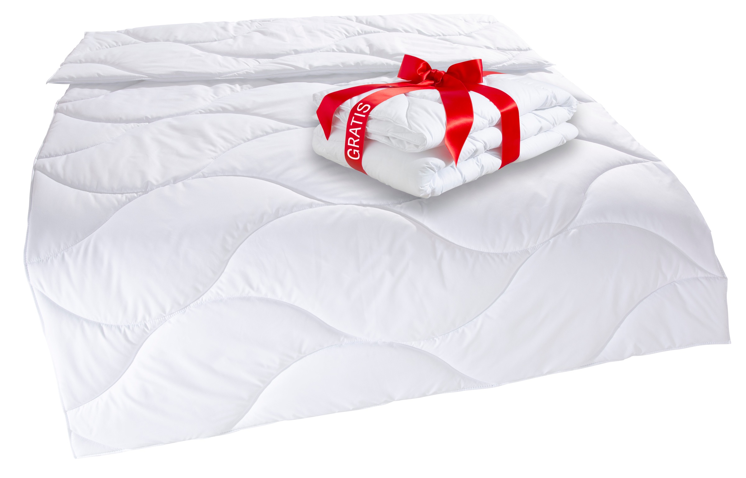 my home Microfaserbettdecke »Caelan, kaufe eine Decke - erhalte die Leichtbettdecke gratis dazu!«, leicht, Füllung 100% Polyester, Bezug 100% Polyester, (1 St.), Bettdecke 135x200 cm und 155x220 cm, Sommer, Winter