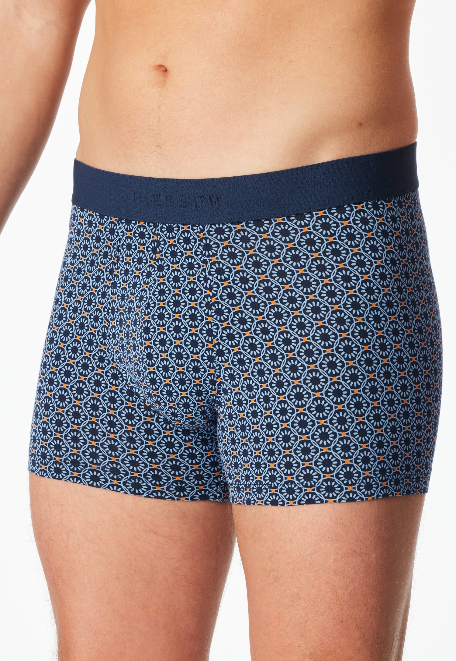 Schiesser Boxer "95/5 Multipacks" 3er Pack, ohne Eingriff, softer Logo-Webg günstig online kaufen