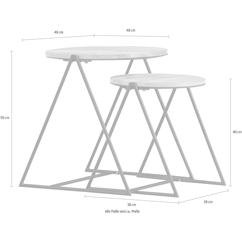 Gutmann Factory Beistelltisch »Firestone«, (Set, 2 St.)