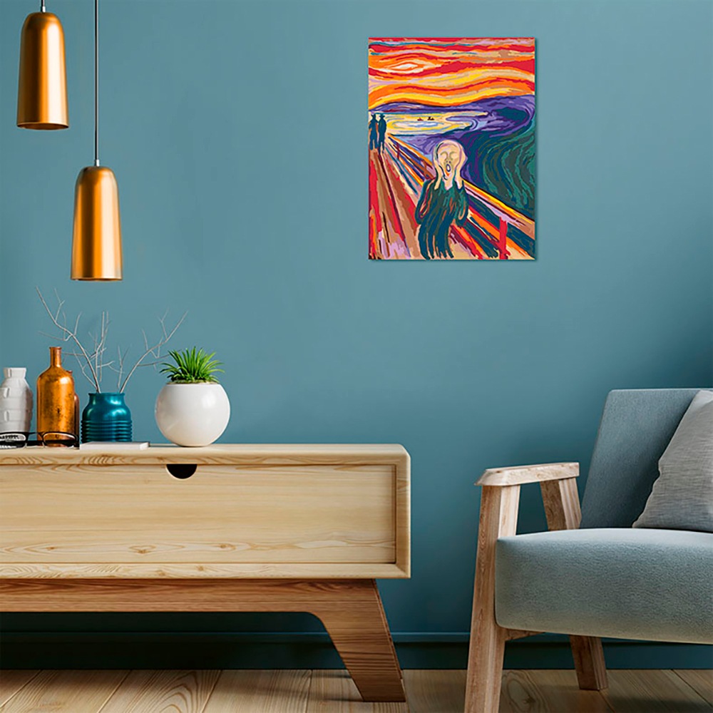 Ravensburger Malen nach Zahlen »CreArt, ART Collection, Munch-Schrei«, für Erwachsene; Made in Europe