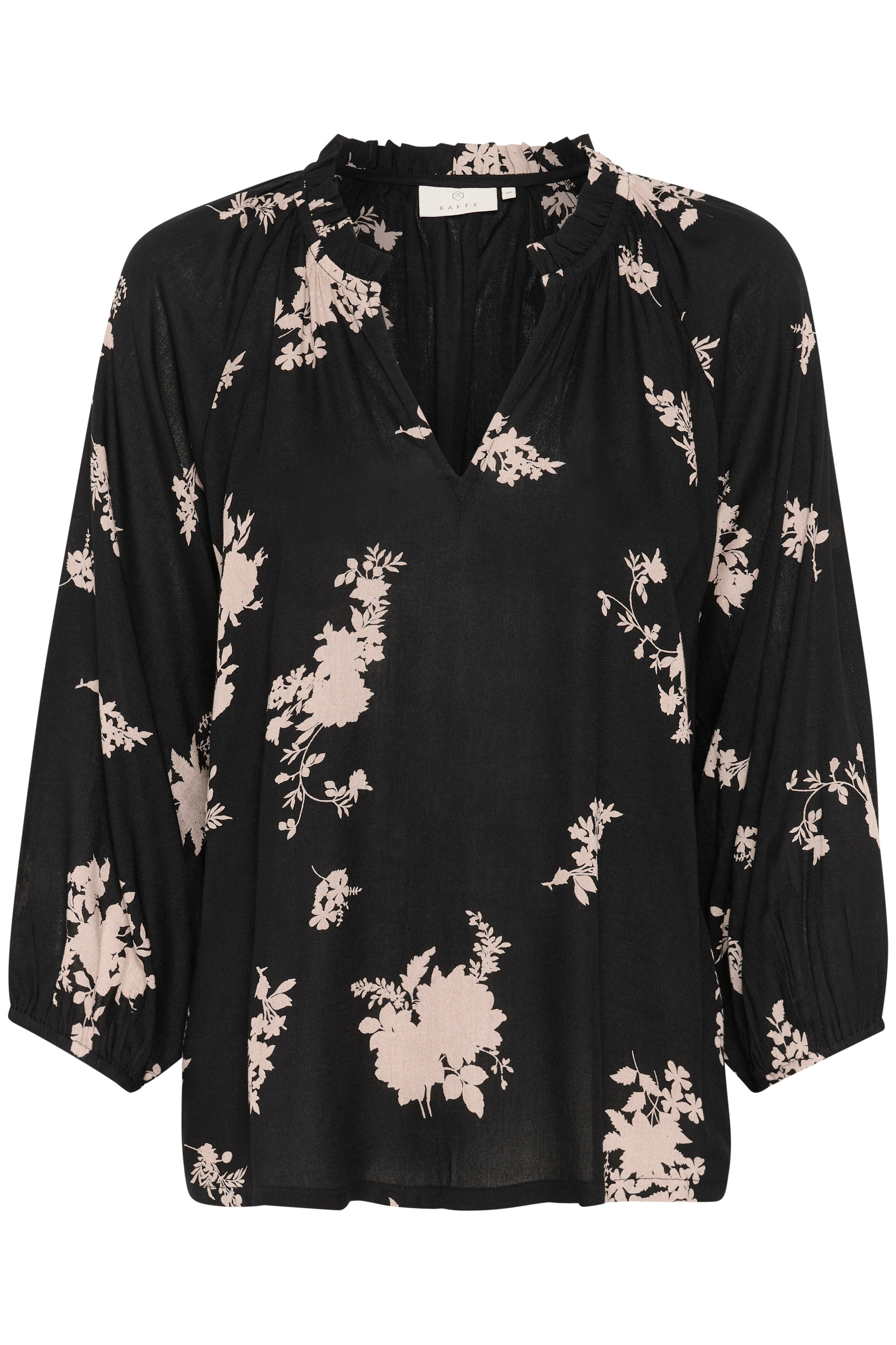 KAFFE Langarmbluse "Damen Bluse langarm KAsigrid"