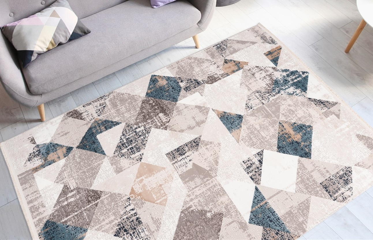 my home Teppich "Samuel" rechteckig 12 mm Höhe Vintage Design, Wohnzimmer günstig online kaufen