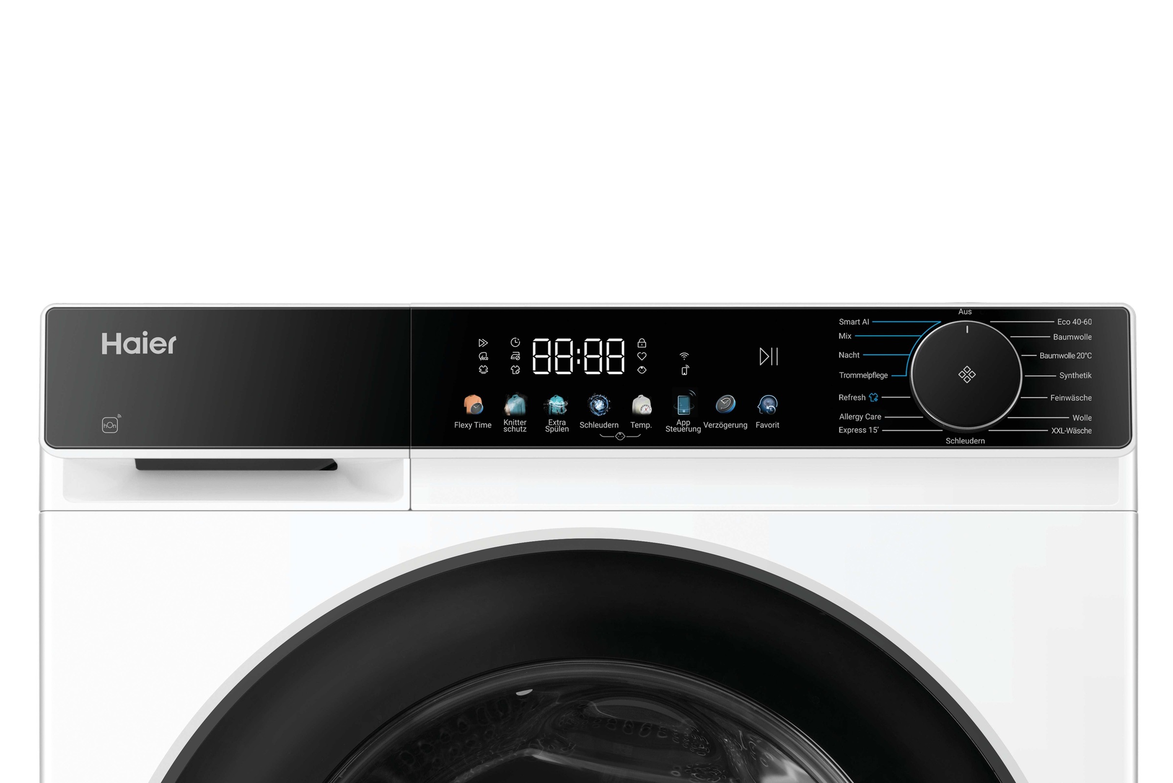 Haier Waschmaschine »HW90-BP14657TU1« 9 kg 1400 U/min Smart AI Automatikprogramm & Wi-Fi