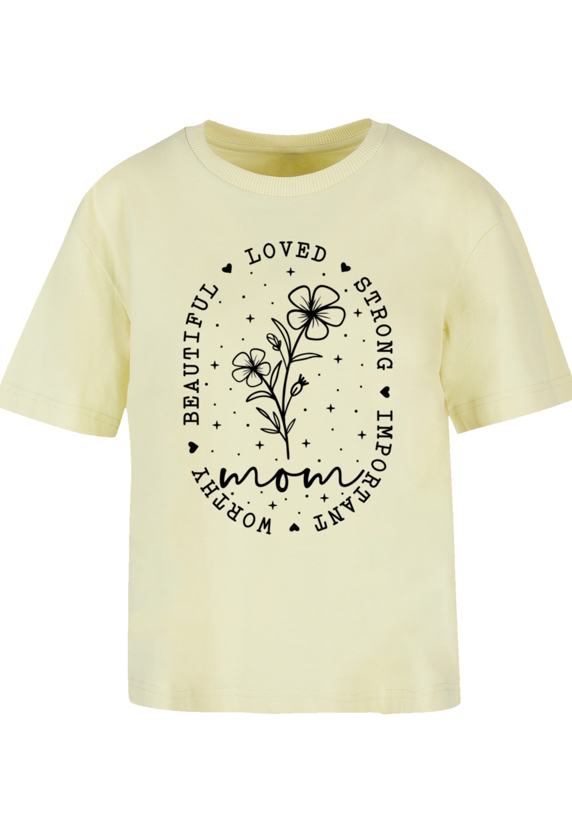 F4NT4STIC T-Shirt »Mothers Day Black Art Print for Mom Best Mom Ever«, Premium Qualität