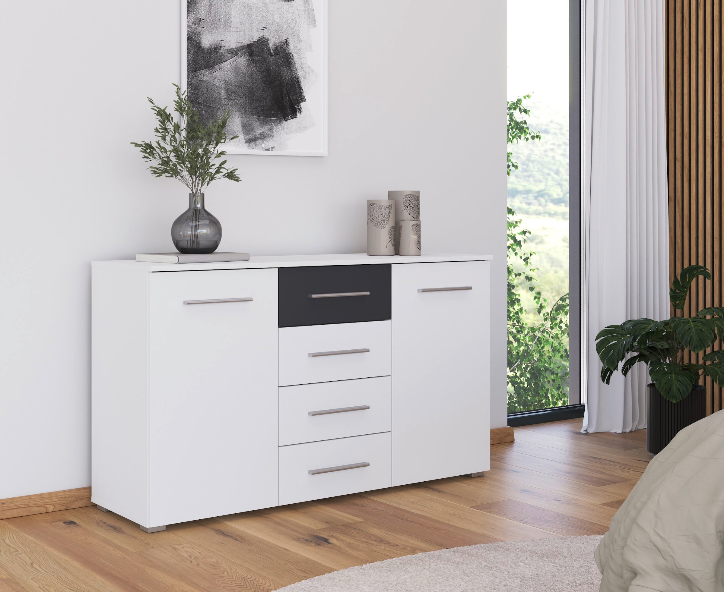 rauch Kombikommode "Sideboard Kommode Schubladenkommode TARRAGONA", mit 4 g günstig online kaufen