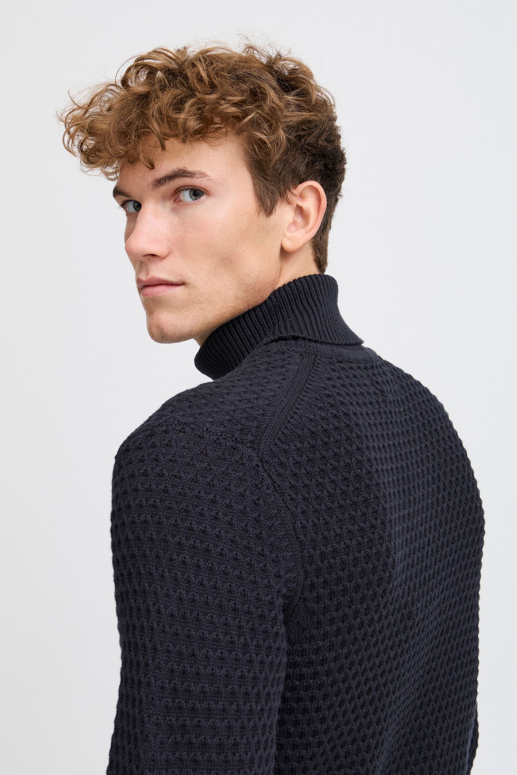 Casual Friday Strickpullover »Strickpullover CFKARL structured roll neck knit«