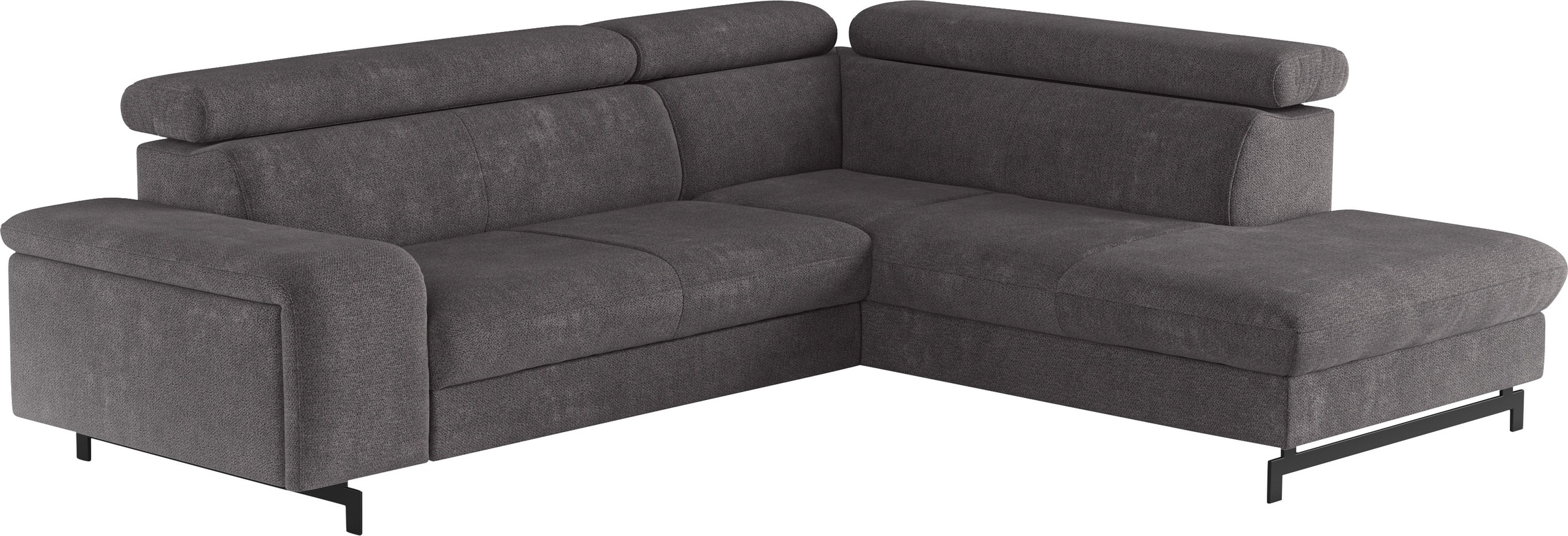 COTTA Ecksofa "Emma L-Form" mit Kopfteilverstellung, wahlweise mit Bettfunk günstig online kaufen