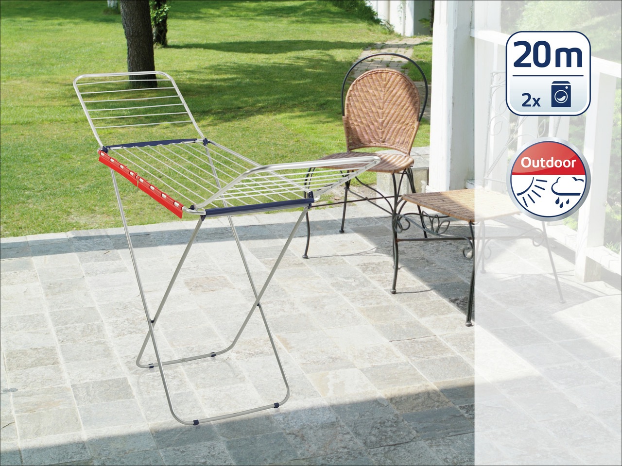 Leifheit Wäscheständer "Siena 200 Aluminium" günstig online kaufen