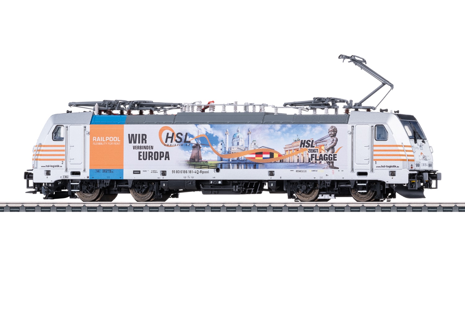Märklin Elektrolokomotive »Baureihe 186 - 38803« mit Sound und Beleuchtung; Made in Europe