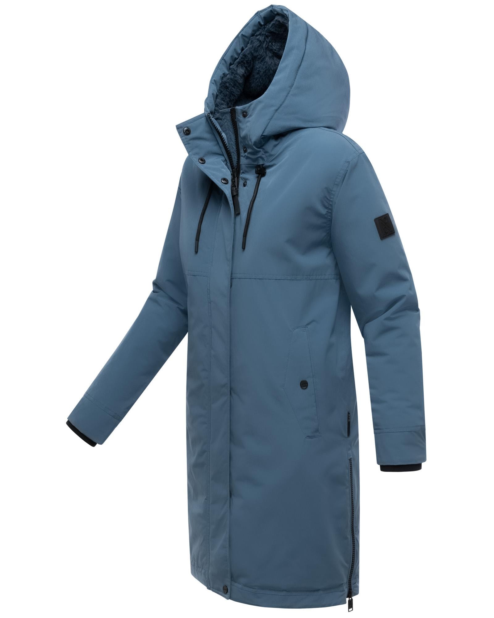 Navahoo Wintermantel »Hageltanz 14«, Warmer Damen Kurzmantel mit Kapuze