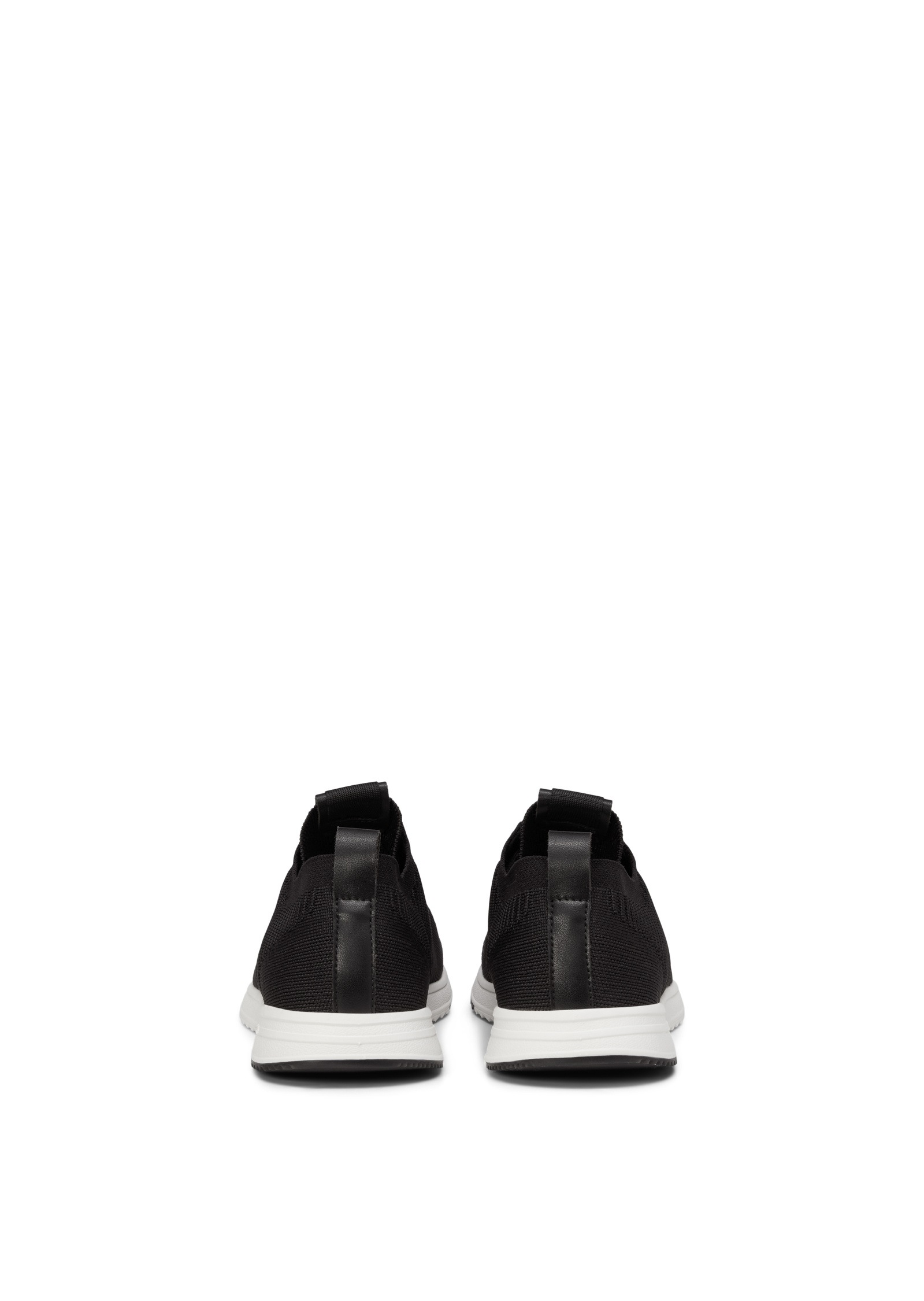 Sneaker MARC O'POLO "aus recyceltem Polyester", Herren, Gr. 41, schwarz, Obermaterial: 100% Polyester, unifarben, Schuhe Sneaker 6