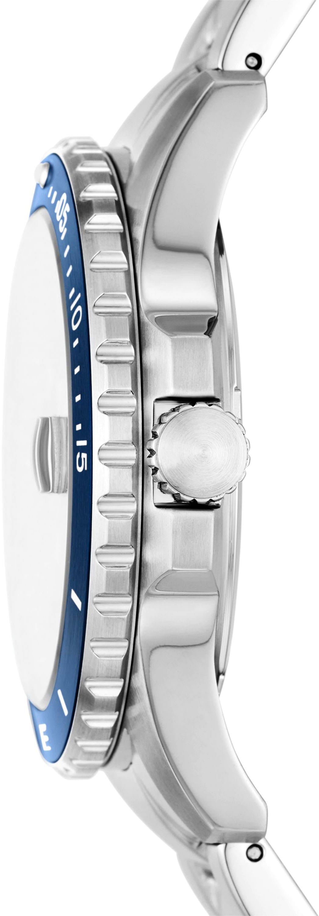 Fossil Quarzuhr »FOSSIL BLUE DIVE, FS6029«, Armbanduhr, Herrenuhr, Datum, analog