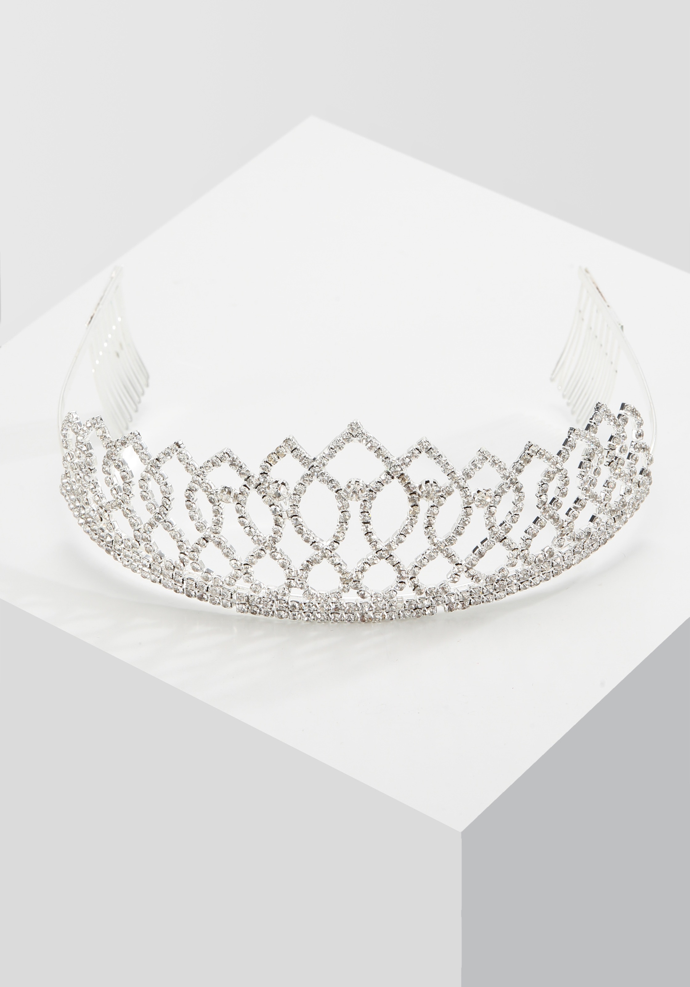 Family Trends Schmuckset »Festliches Hochzeits Diadem Krone Haarschmuck«, Brautschmuck