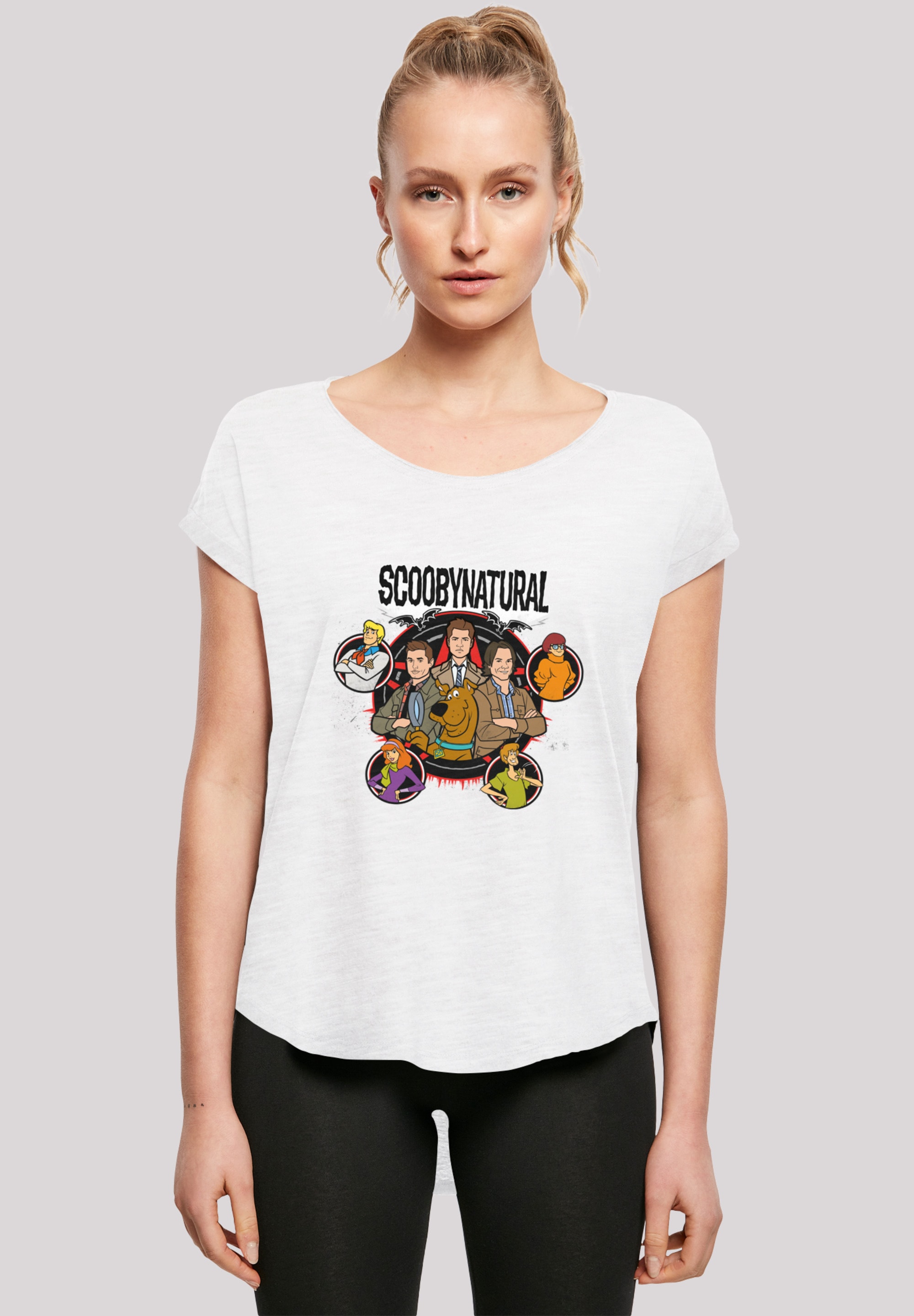 F4NT4STIC T-Shirt "Long Cut T-Shirt Scooby Doo Boys Characters Star", Damen günstig online kaufen
